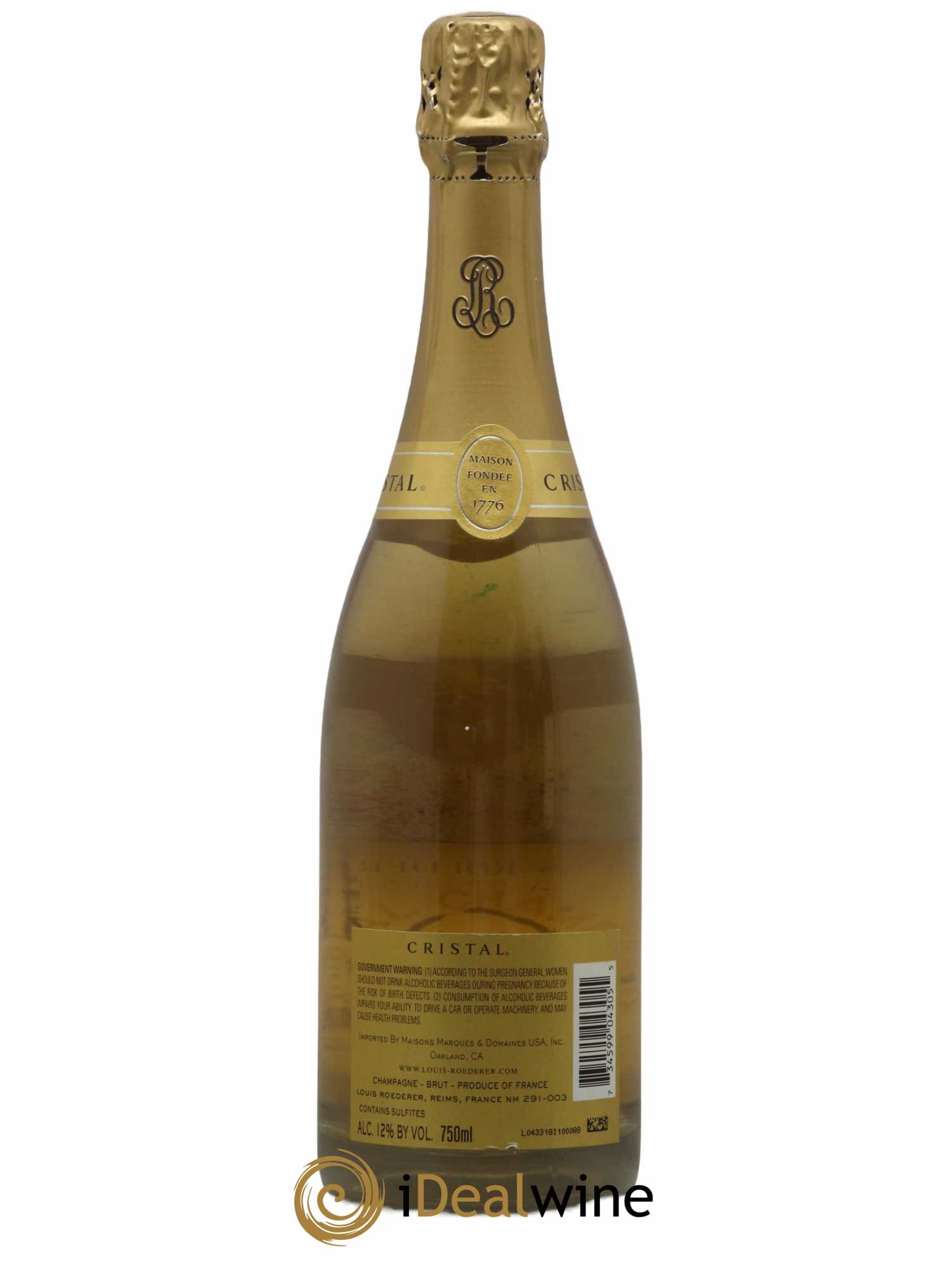Cristal Louis Roederer 2009 - Lot de 1 bouteille - 1