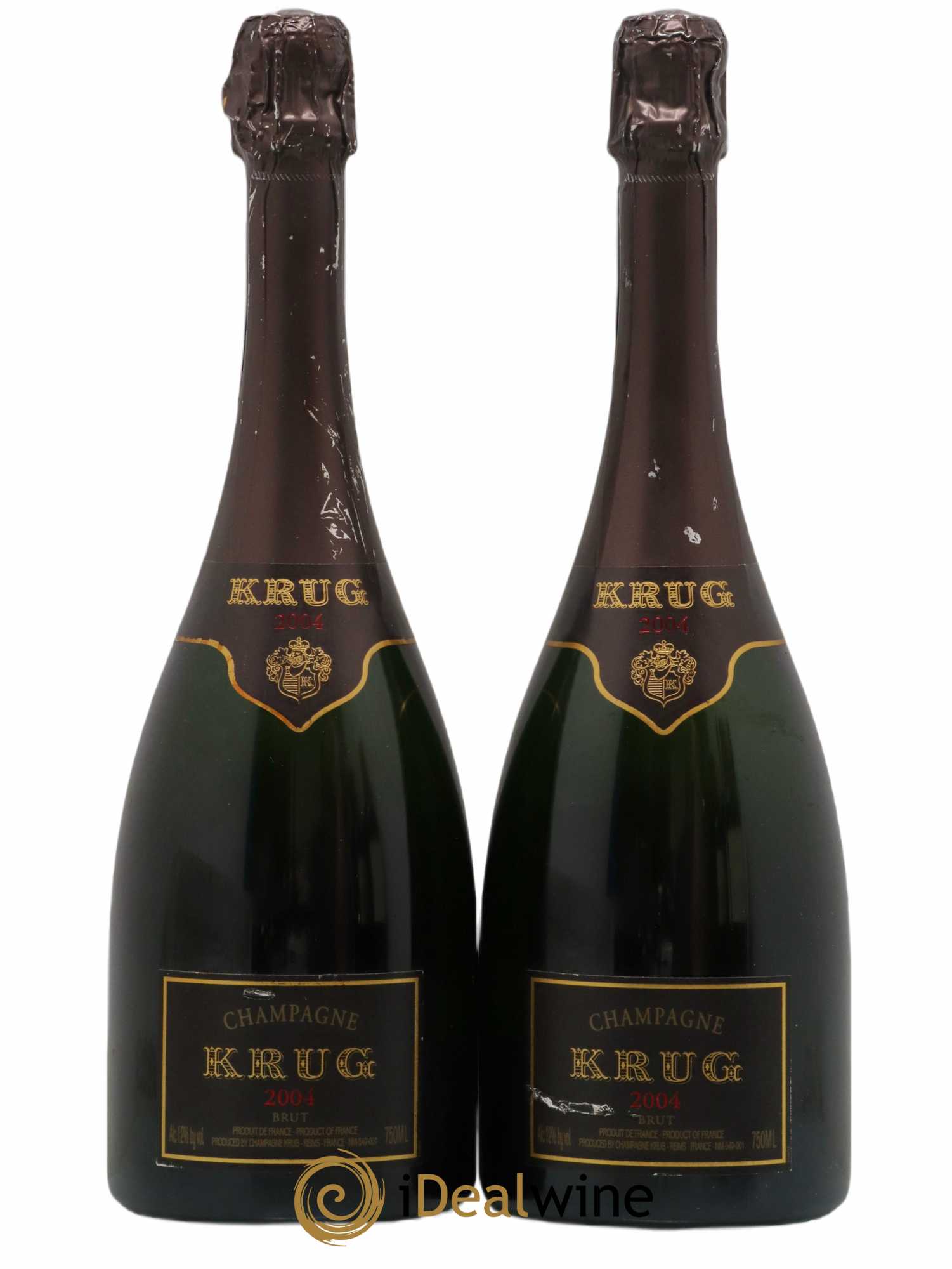 Vintage Krug 2004 - Lot de 2 bouteilles - 0