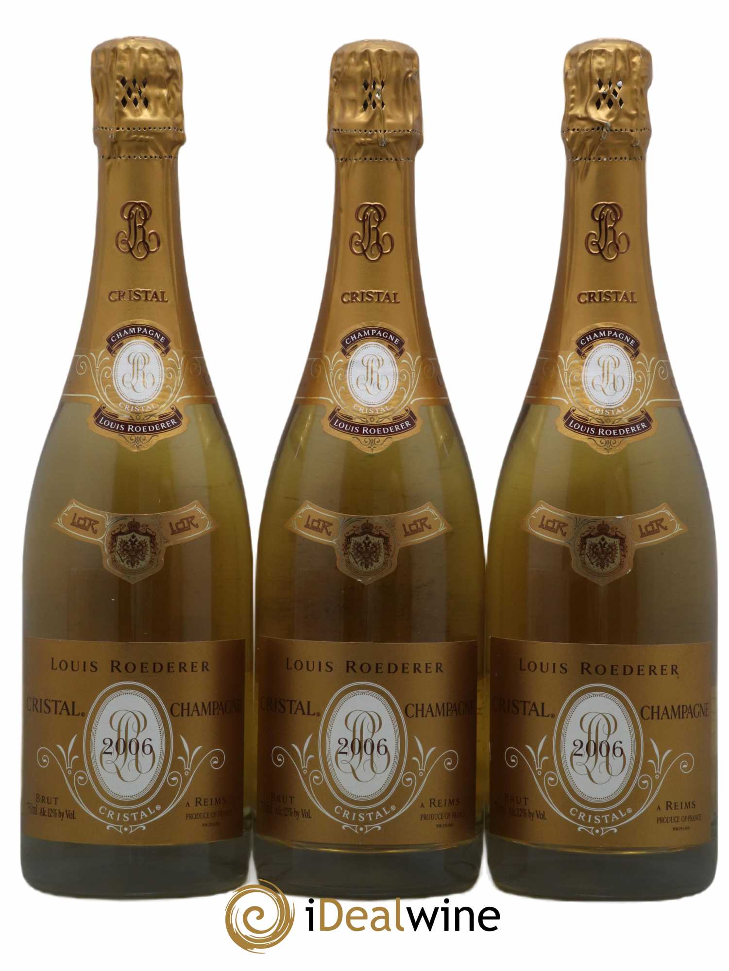 Cristal Louis Roederer 2006 - Lot de 3 bouteilles - 0