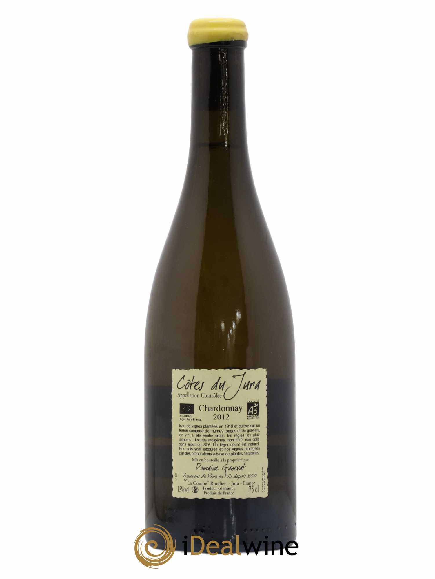 Côtes du Jura Les Grands Teppes Vieilles Vignes Jean-François Ganevat (Domaine) 2012 - Lot de 1 bouteille - 1