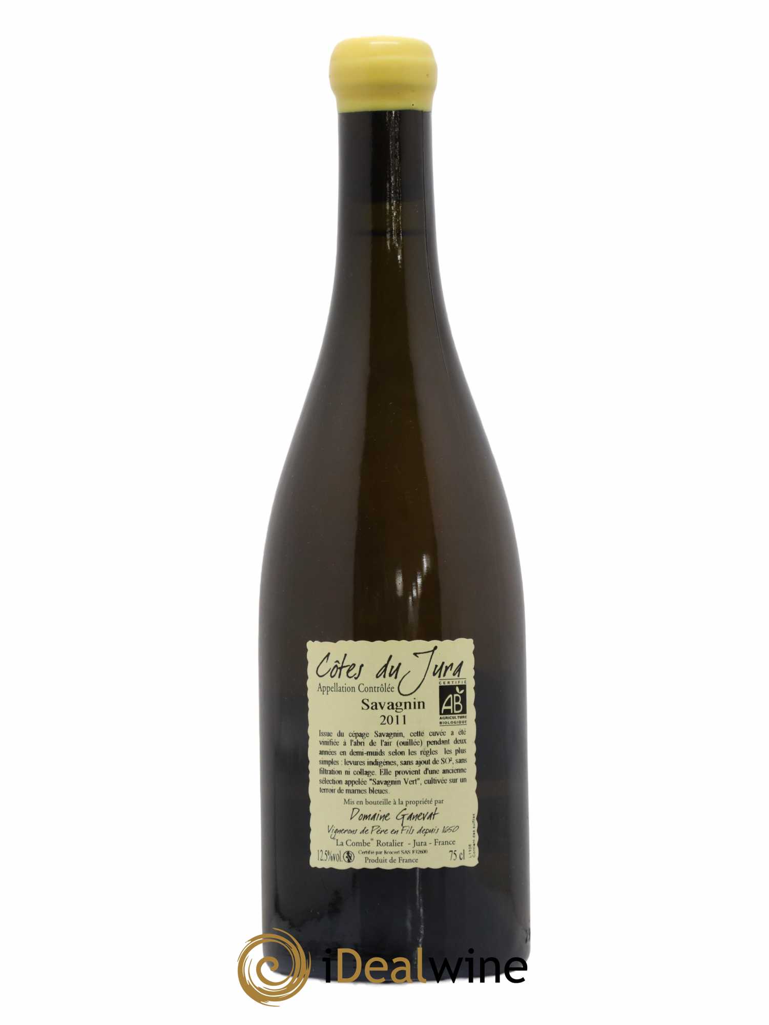 Côtes du Jura Les Chalasses Marnes Bleues Jean-François Ganevat (Domaine) 2011 - Lot de 1 bouteille - 1