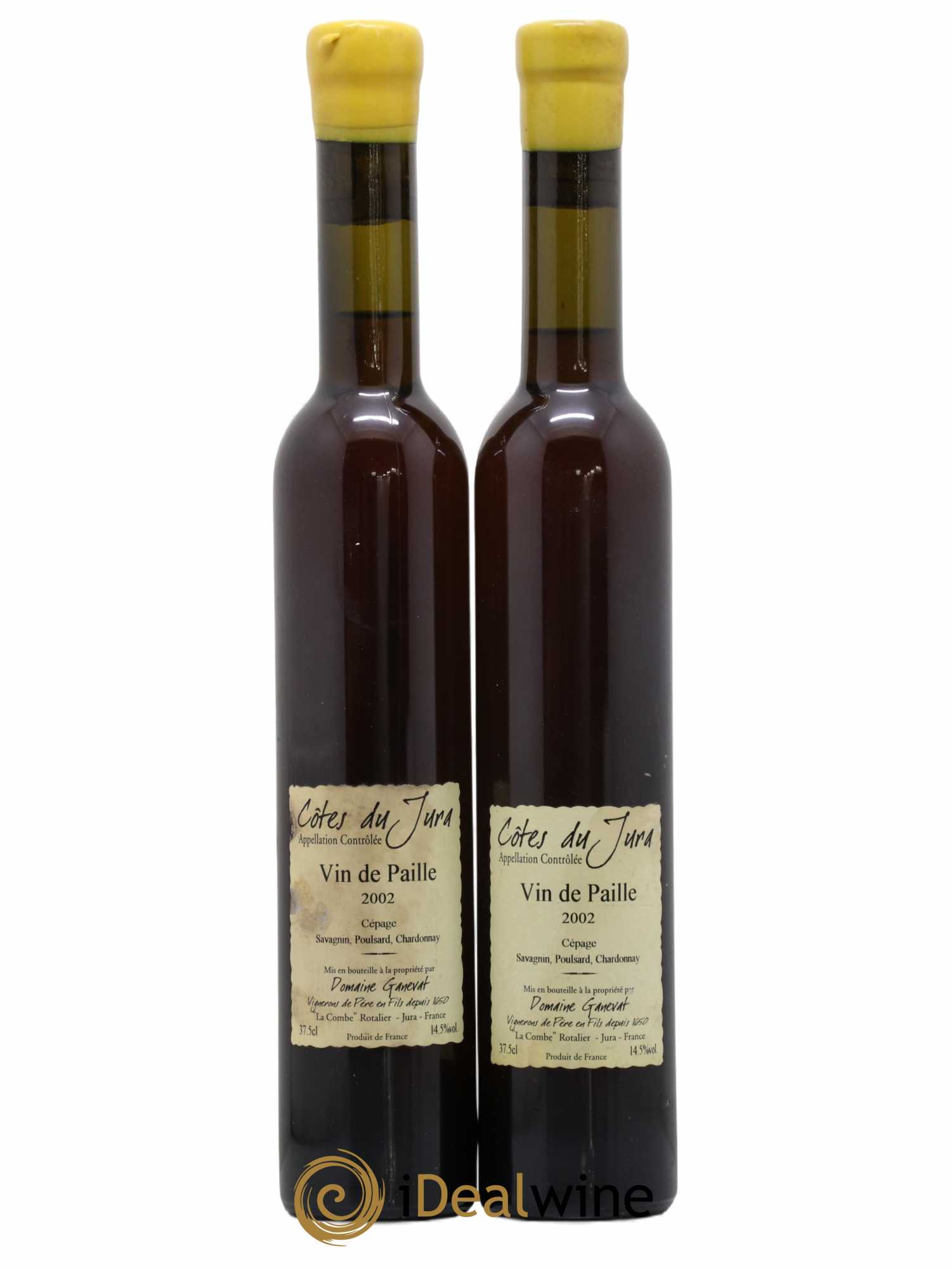 Côtes du Jura Vin de Paille Jean-François Ganevat (Domaine) 2002 - Posten von 2 Demi-Flaschen - 0
