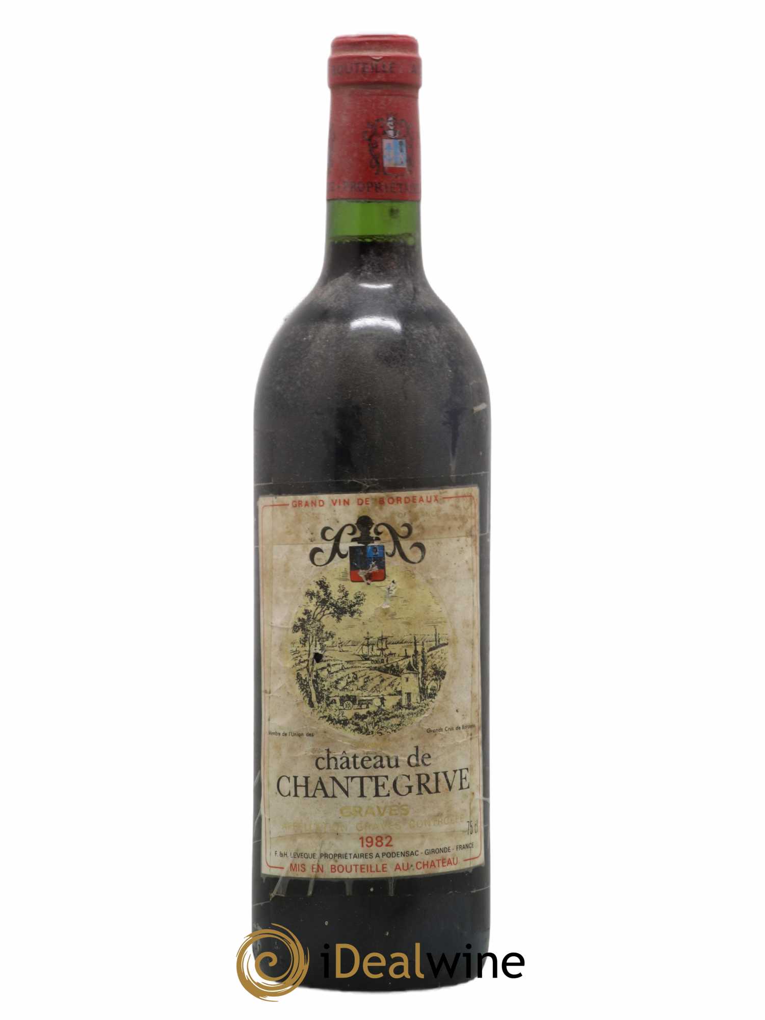 Château de Chantegrive 1982 - Lot de 1 bouteille - 0