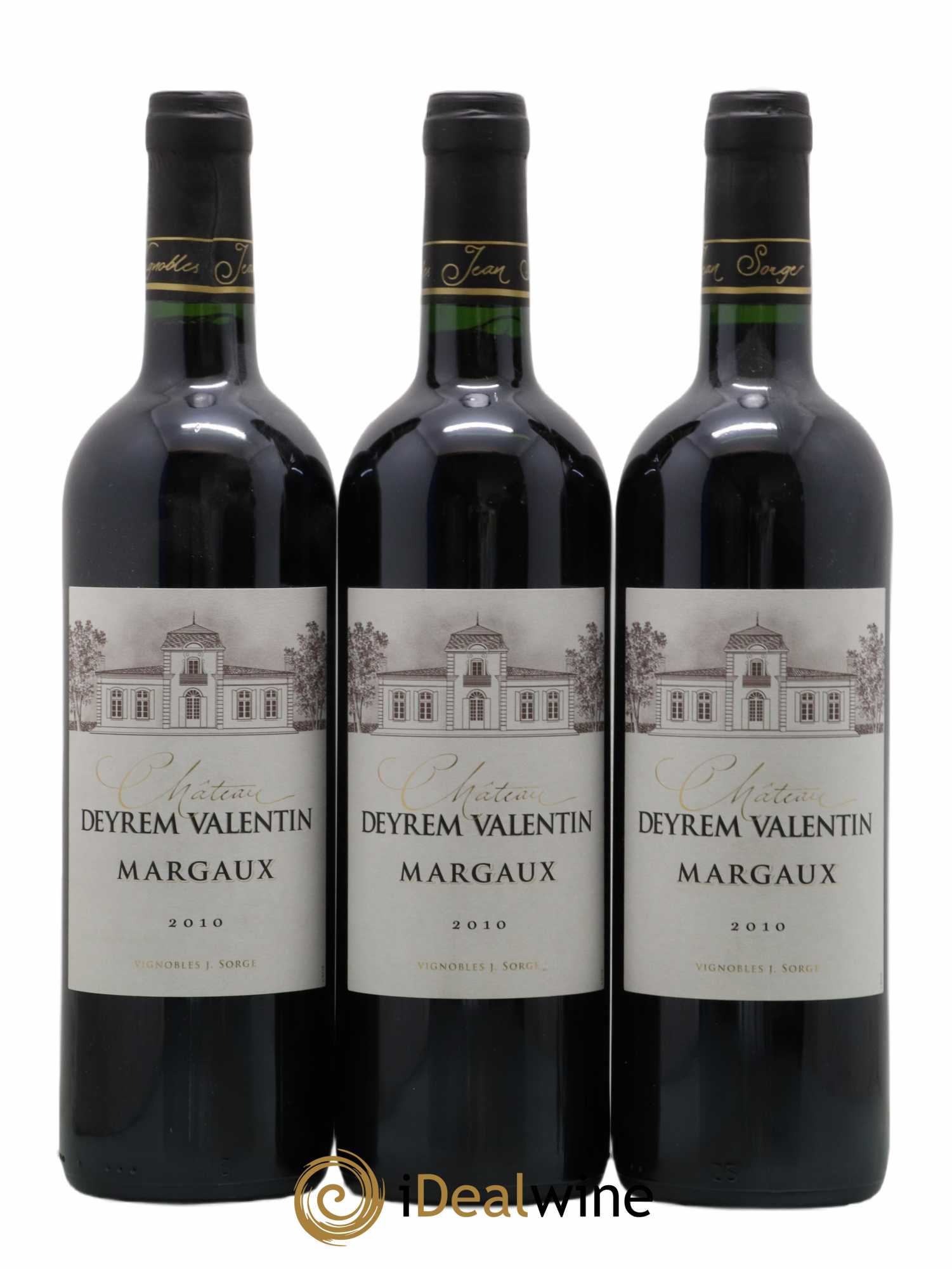 Château Deyrem Valentin Cru Bourgeois 2010 - Lot de 3 bouteilles - 0