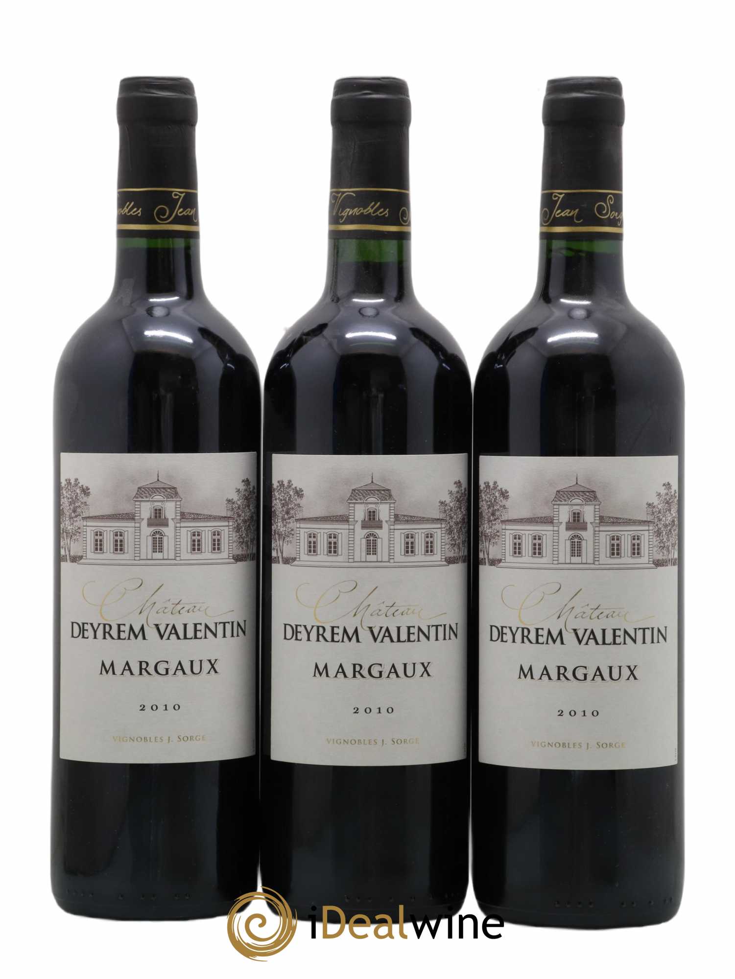 Château Deyrem Valentin Cru Bourgeois 2010 - Lot de 3 bouteilles - 0