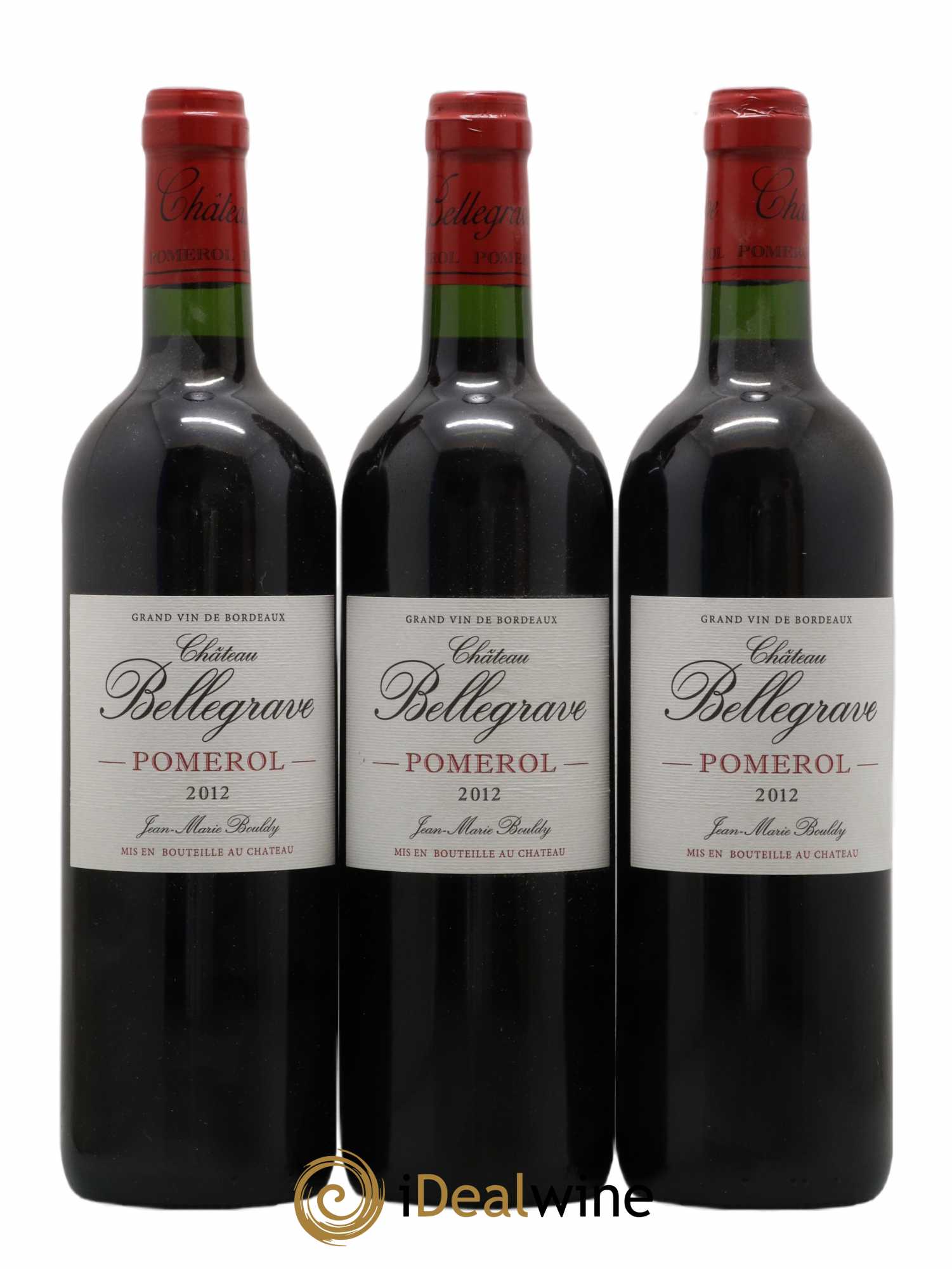 Château Bellegrave 2012 - Lot de 3 bouteilles - 0