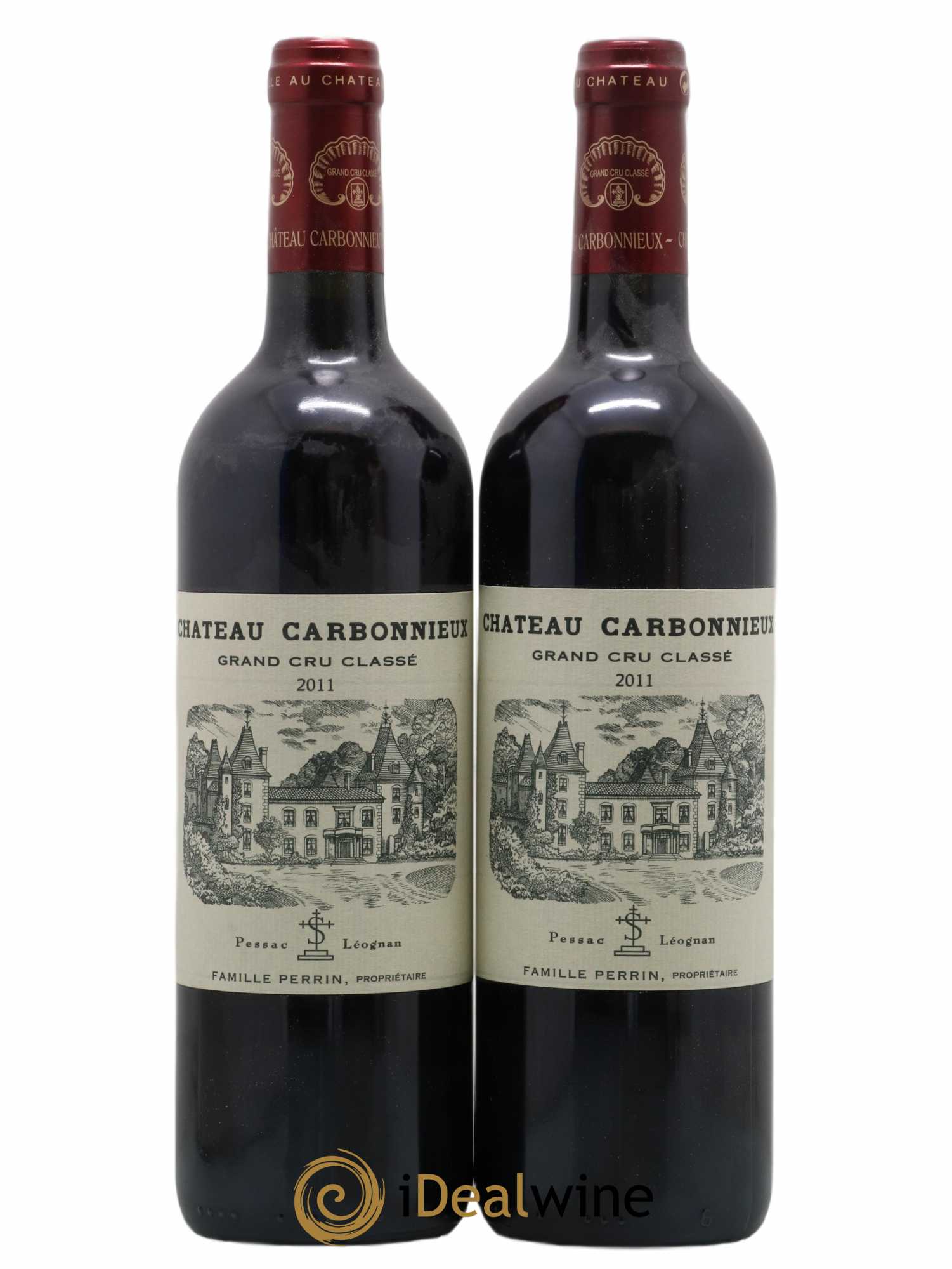 Château Carbonnieux Cru Classé de Graves 2011 - Lot de 2 bouteilles - 0