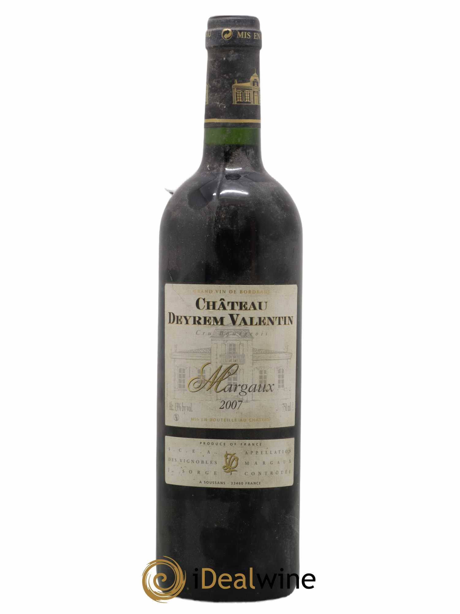 Château Deyrem Valentin Cru Bourgeois 2007 - Lot de 1 bouteille - 0
