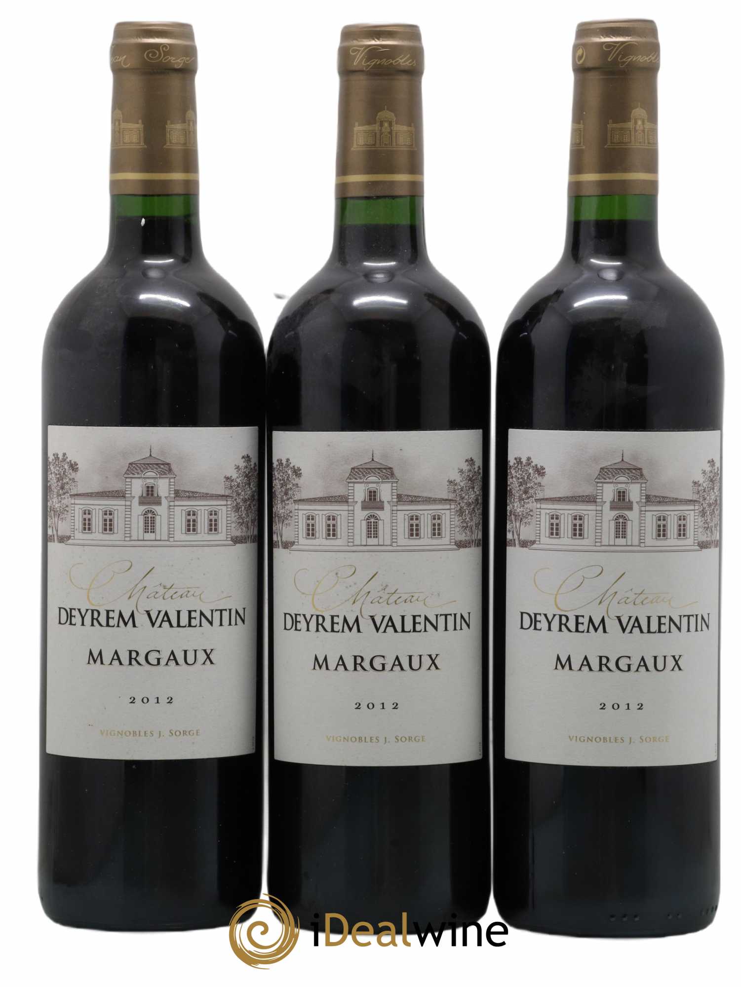 Château Deyrem Valentin Cru Bourgeois 2012 - Lot de 3 bouteilles - 0