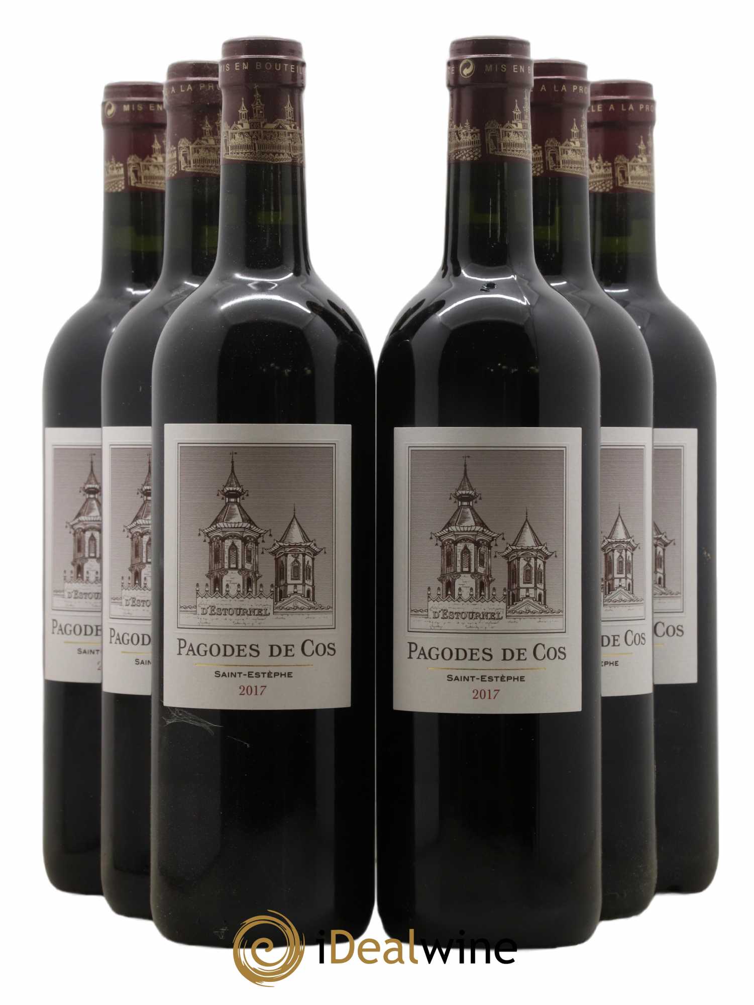 Les Pagodes de Cos Second Vin 2017 - Lot de 6 bouteilles - 0