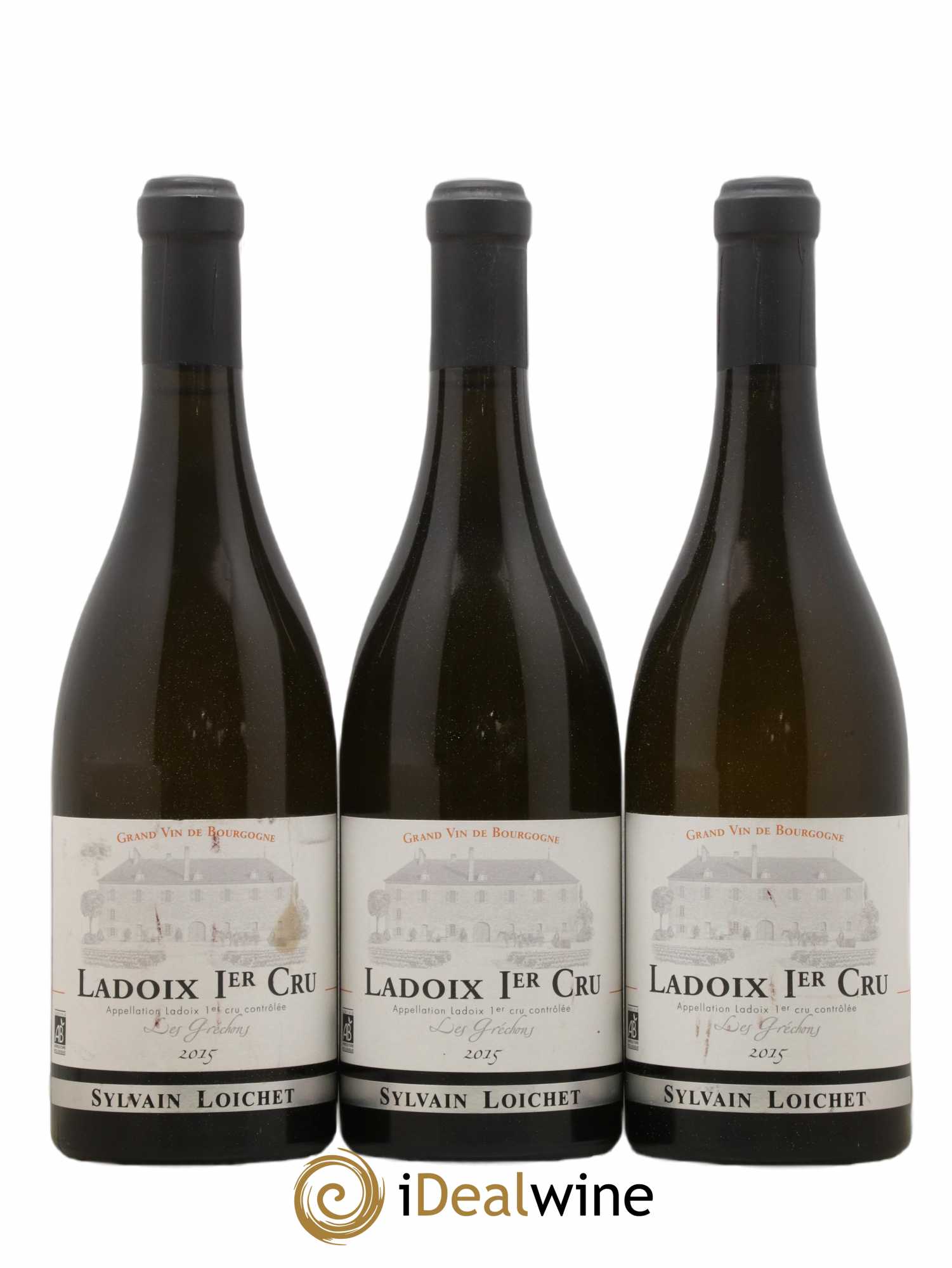 Ladoix 1er Cru Les Gréchons Domaine Sylvain Loichet 2015 - Lot de 3 bouteilles - 0