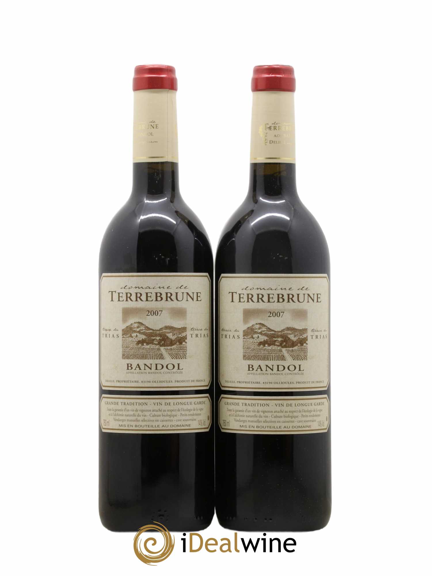 Bandol Terrebrune (Domaine de) 2007 - Lot de 2 bouteilles - 0