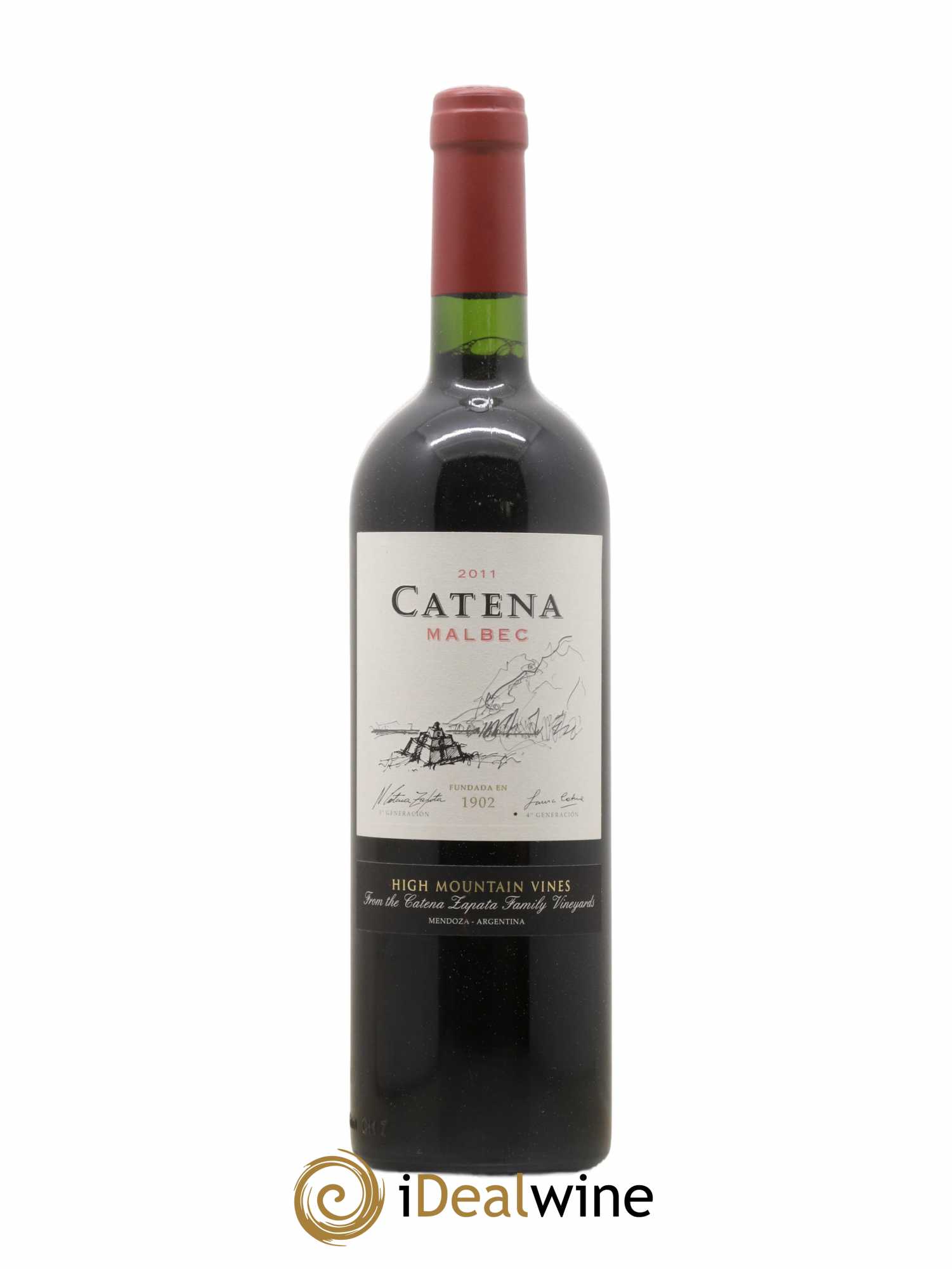 Mendoza Catena Zapata Malbec Argentino 2011 - Lot de 1 bouteille - 0