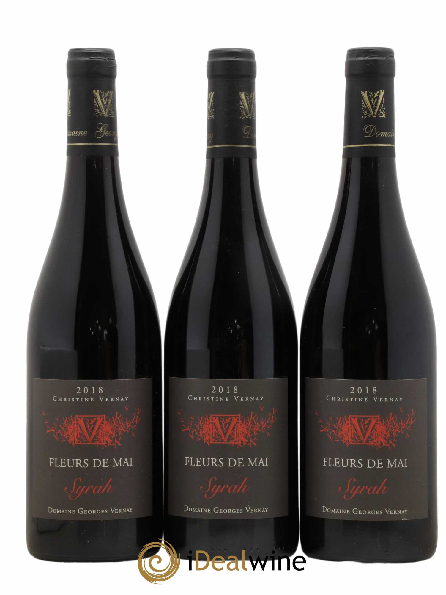 Collines Rhodaniennes Fleurs de Mai Georges Vernay 2018 - Lot de 3 bouteilles - 0