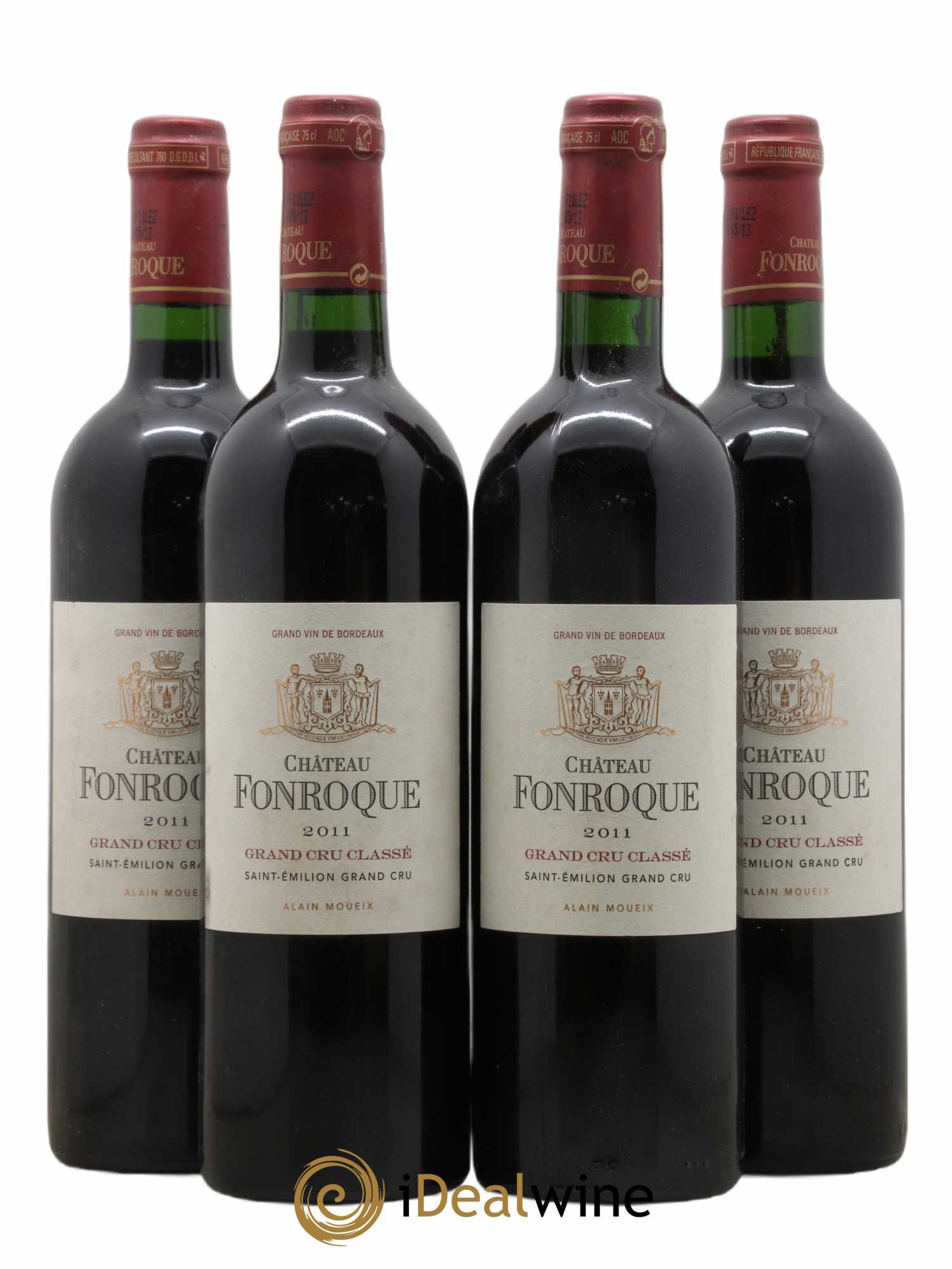 Château Fonroque Grand Cru Classé 2011 - Lot de 4 bouteilles - 0