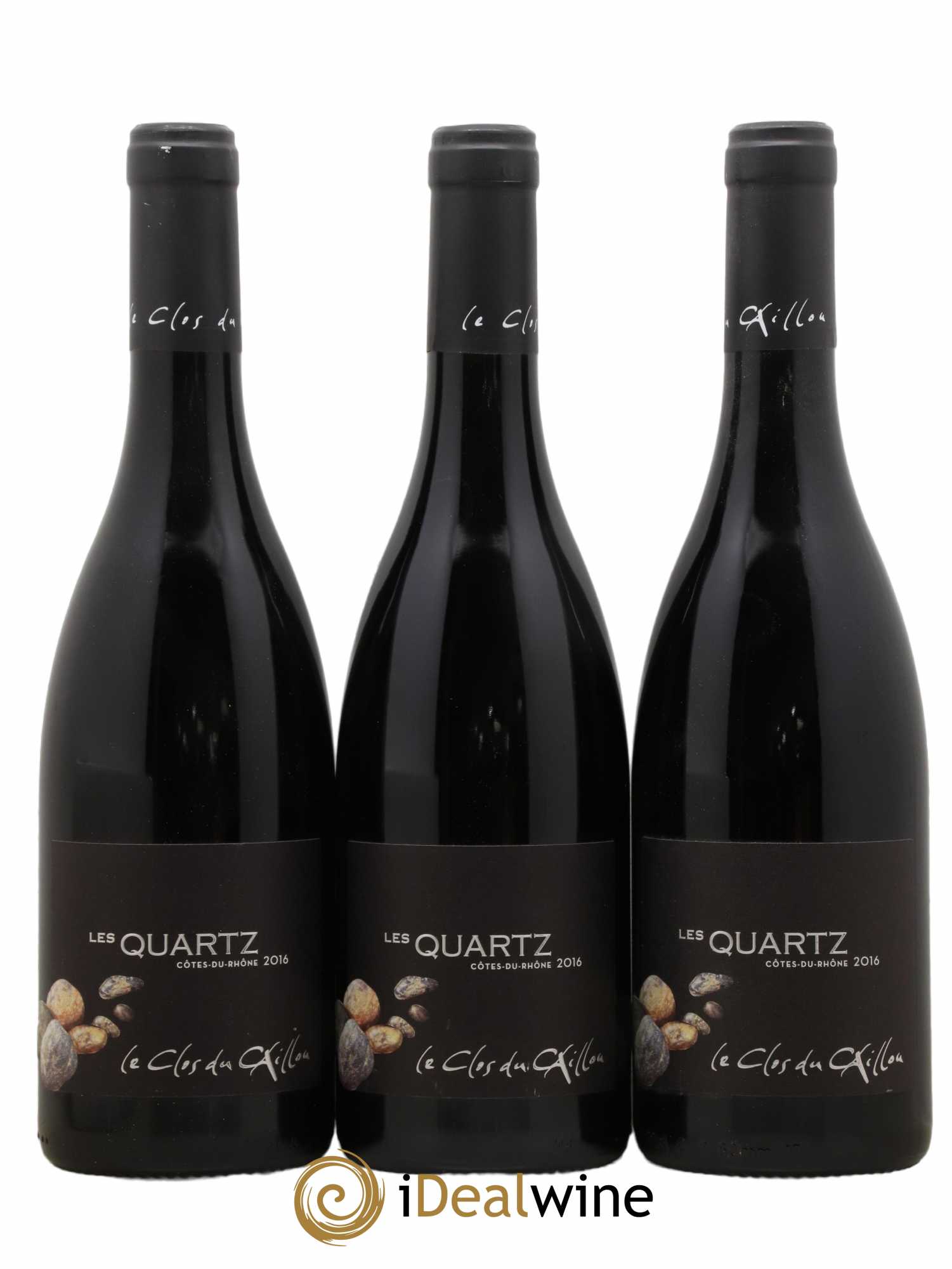 Côtes-du-Rhône Les Quartz Clos du Caillou 2016 - Lot de 3 bouteilles - 0