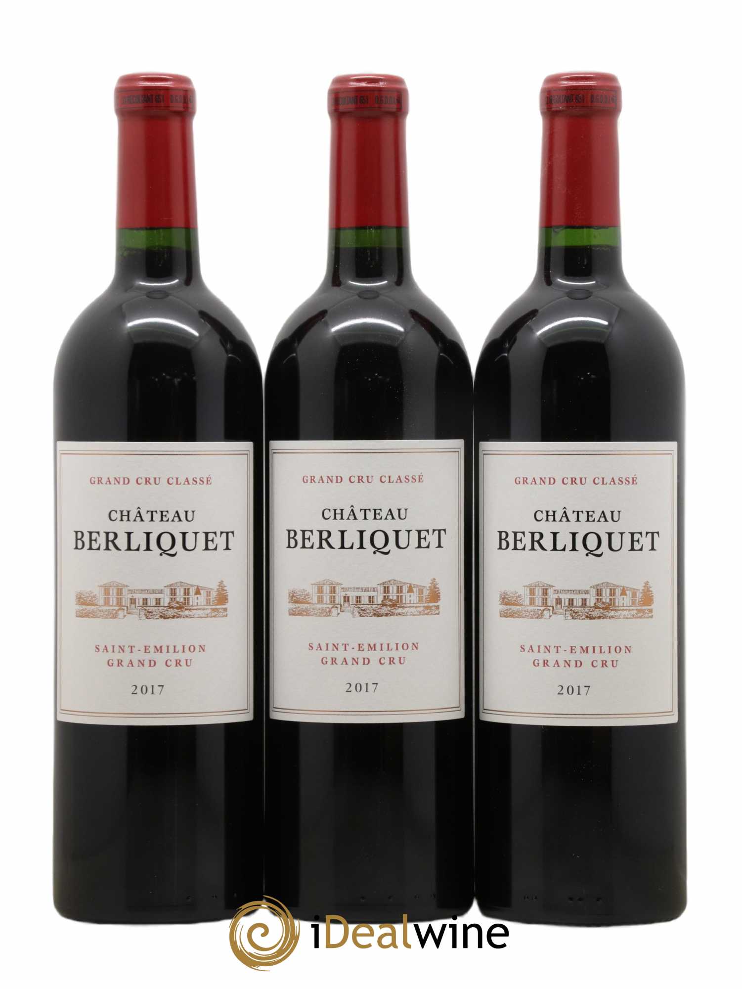 Château Berliquet Grand Cru Classé 2017 - Lot de 6 bouteilles - 1