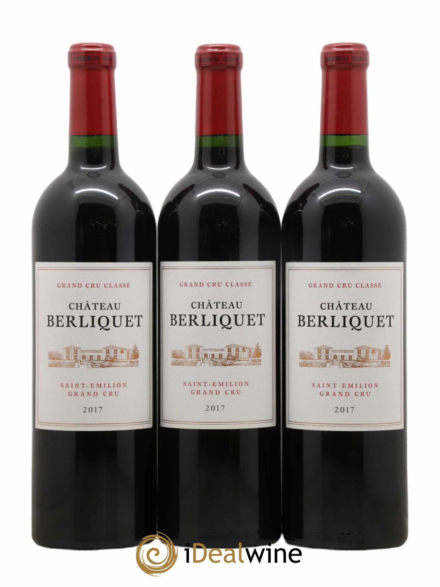 Château Berliquet Grand Cru Classé 2017 - Lot de 6 bouteilles - 2