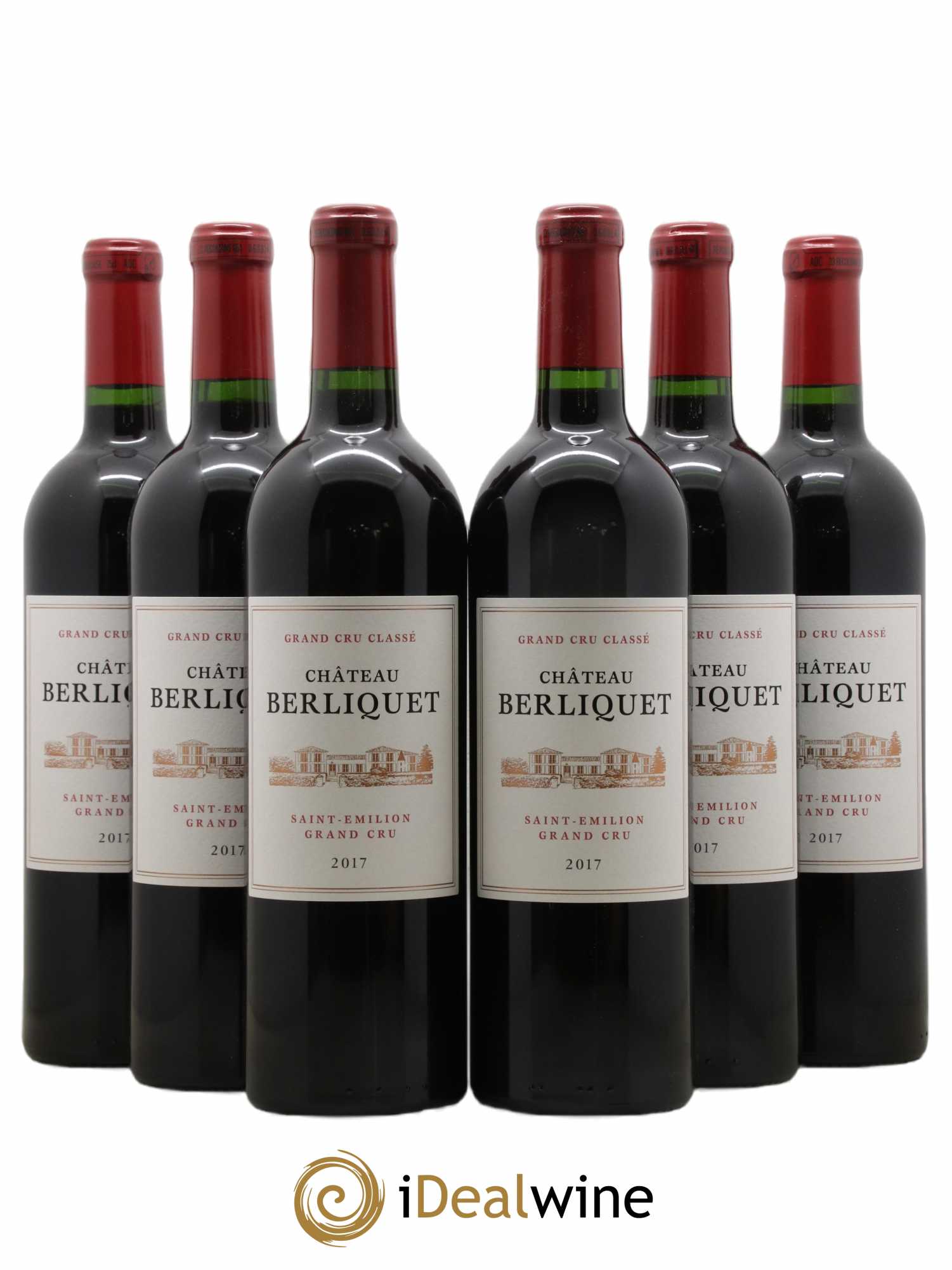 Château Berliquet Grand Cru Classé 2017 - Lot de 6 bouteilles - 0