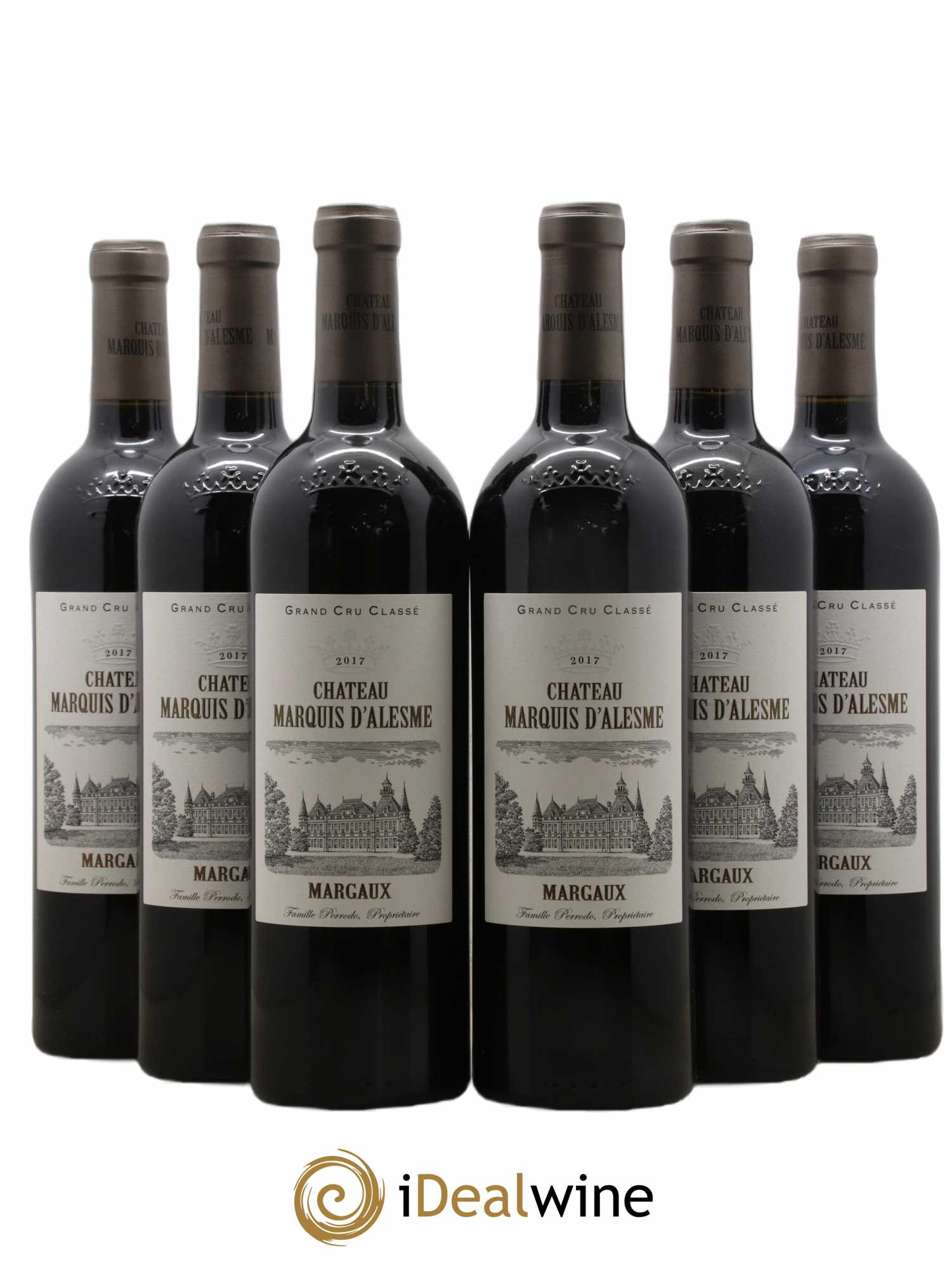 Château Marquis d'Alesme 2017 - Lot de 6 bouteilles - 0