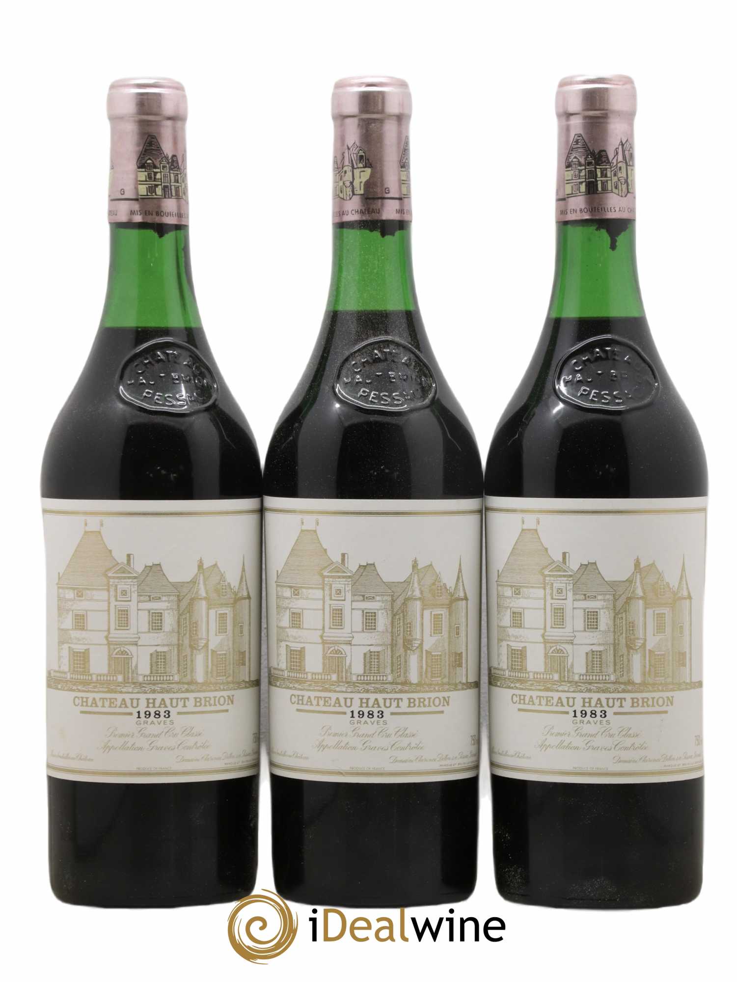 Château Haut Brion 1er Grand Cru Classé 1983 - Lotto di 12 bottiglie - 2