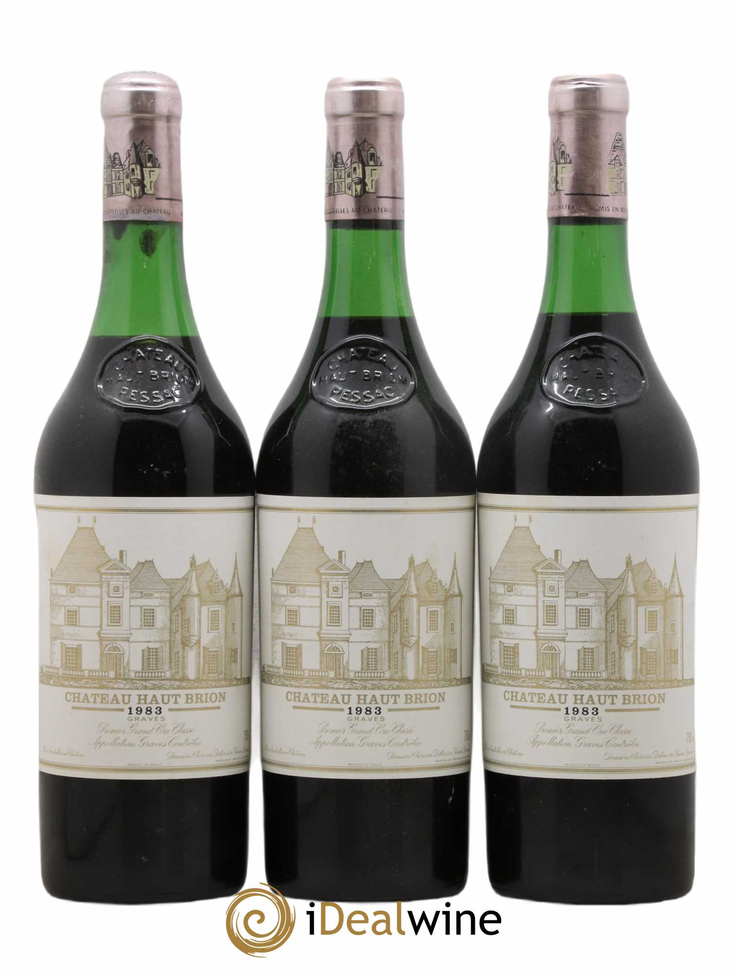 Château Haut Brion 1er Grand Cru Classé 1983 - Lotto di 12 bottiglie - 3