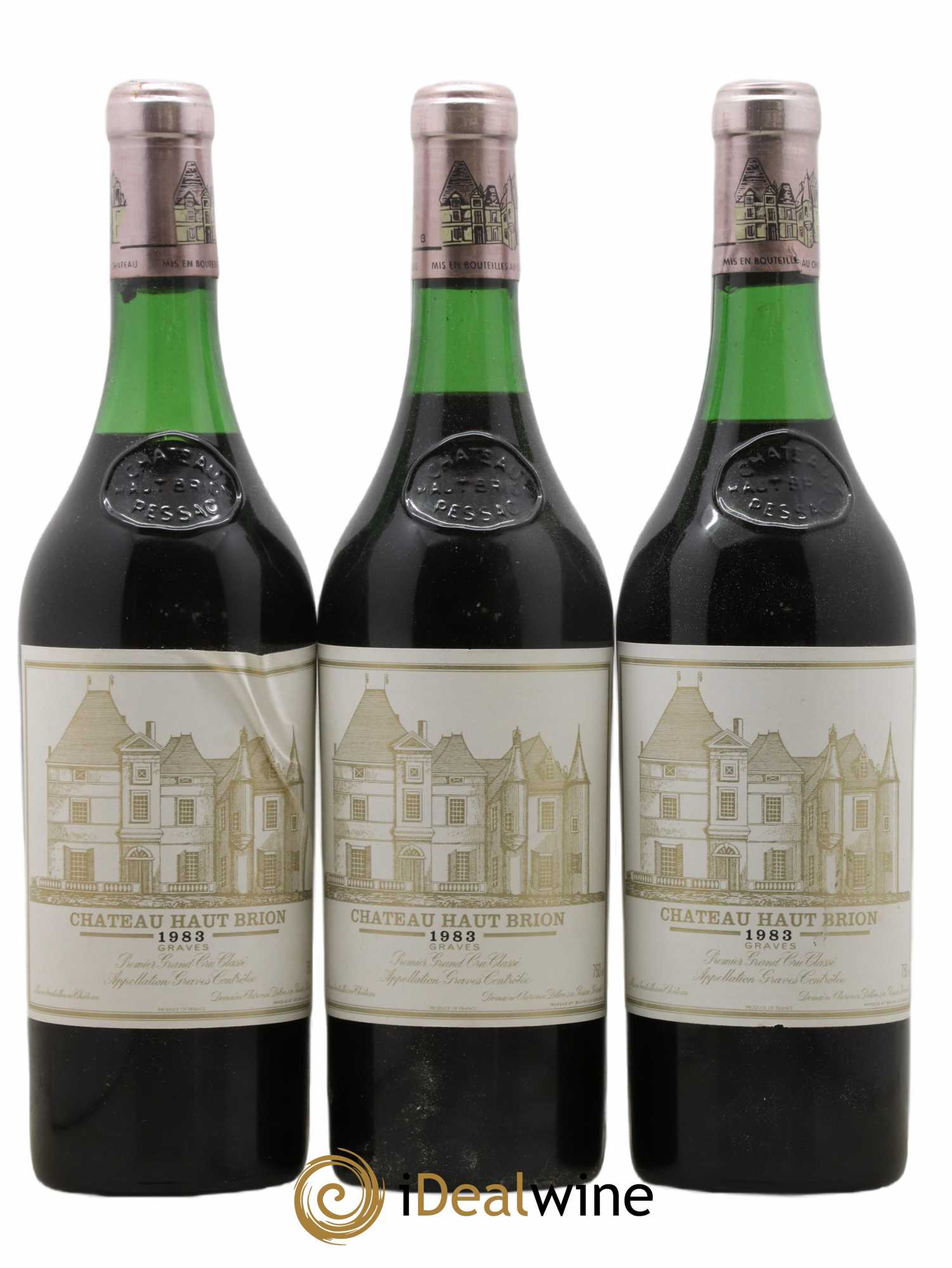 Château Haut Brion 1er Grand Cru Classé 1983 - Lotto di 12 bottiglie - 4