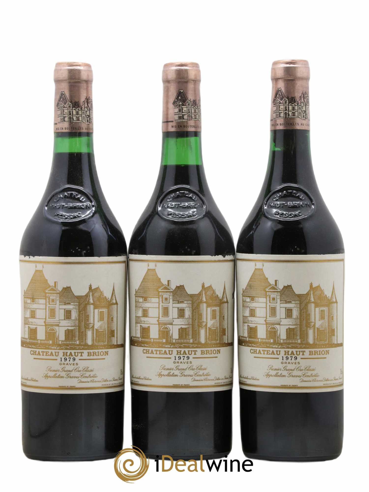 Château Haut Brion 1er Grand Cru Classé 1979 - Lotto di 12 bottiglie - 1