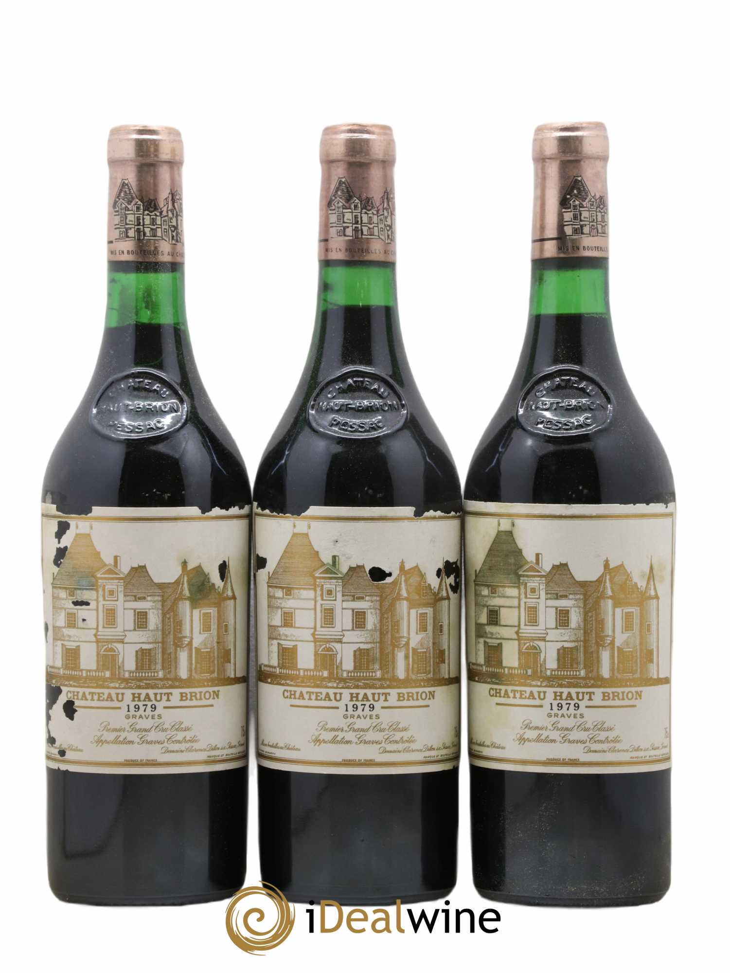 Château Haut Brion 1er Grand Cru Classé 1979 - Lotto di 12 bottiglie - 2
