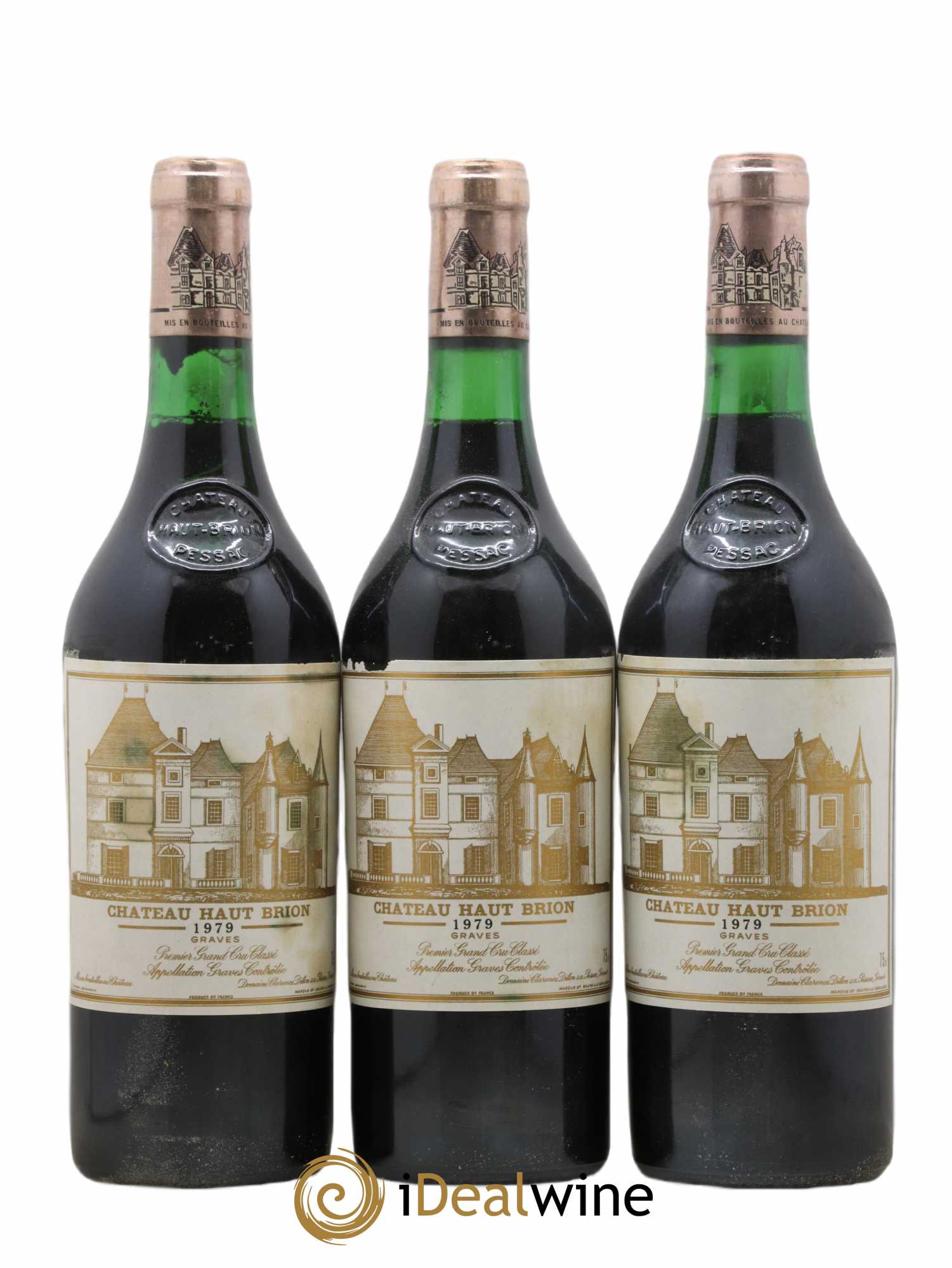 Château Haut Brion 1er Grand Cru Classé 1979 - Lotto di 12 bottiglie - 3
