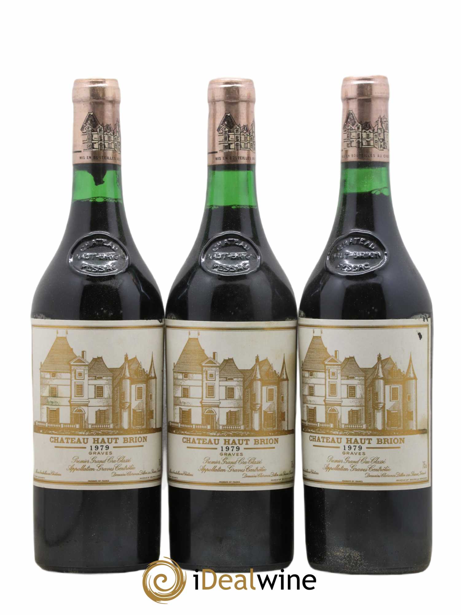 Château Haut Brion 1er Grand Cru Classé 1979 - Lotto di 12 bottiglie - 4