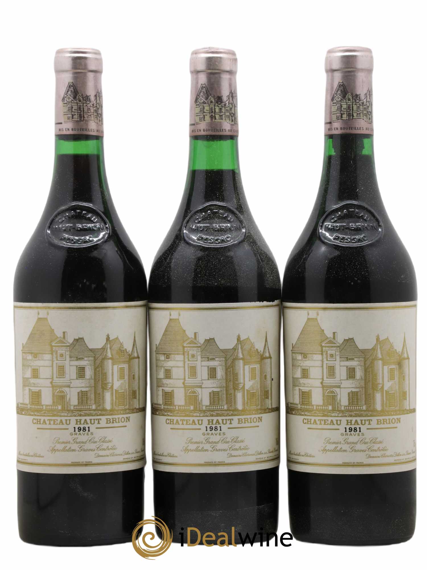 Château Haut Brion 1er Grand Cru Classé 1981 - Lot de 12 bouteilles - 2