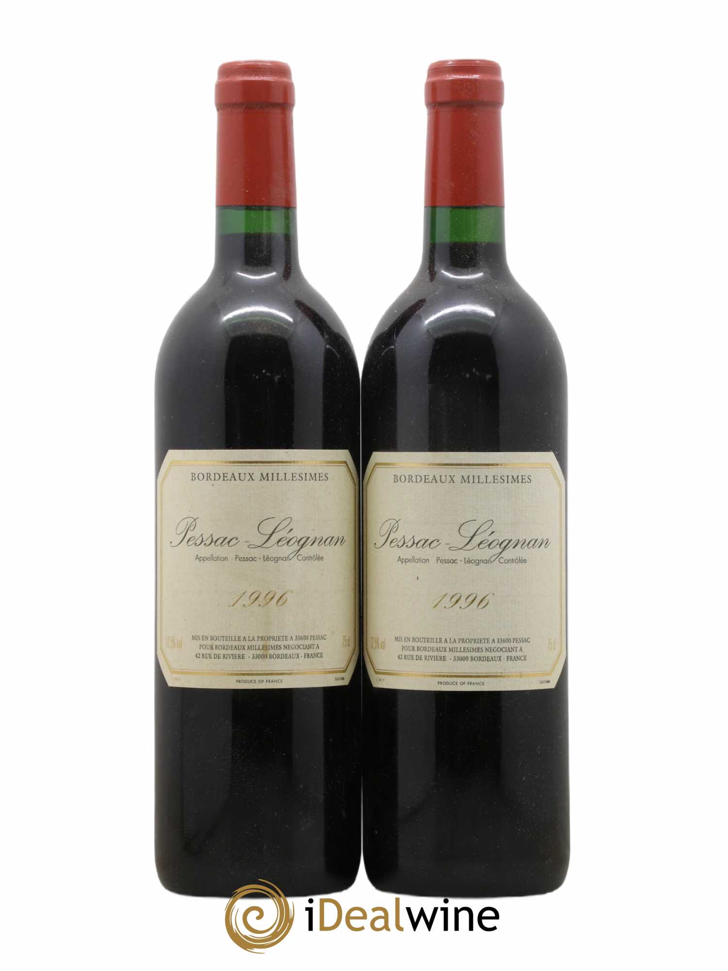 Pessac-Léognan 1996 - Posten von 2 Flaschen - 0