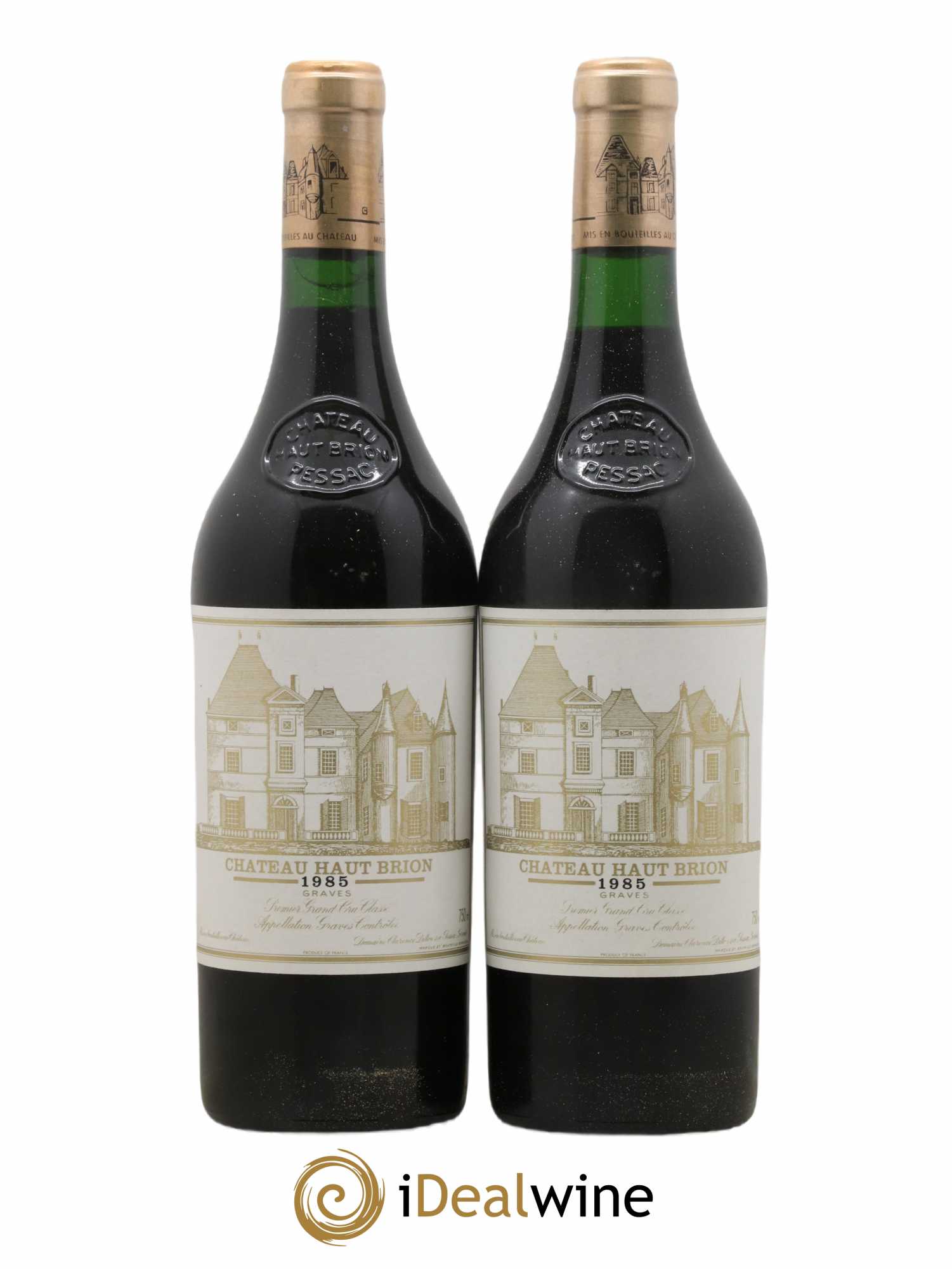Château Haut Brion 1er Grand Cru Classé 1985 - Lot de 2 bouteilles - 0
