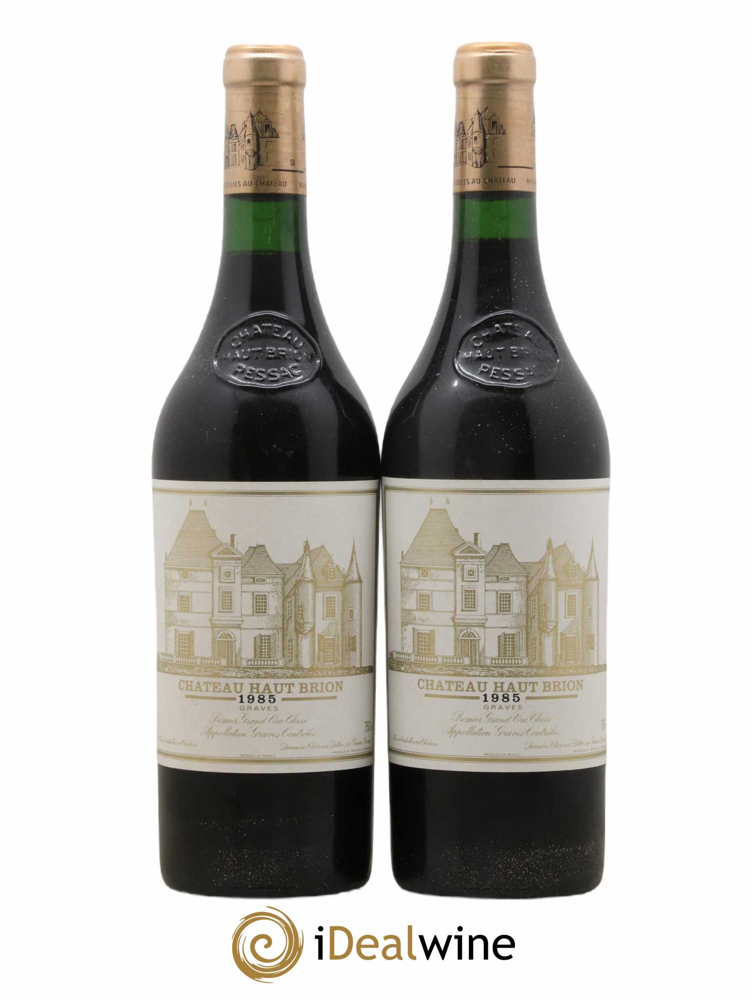 Château Haut Brion 1er Grand Cru Classé 1985 - Lot de 2 bouteilles - 0