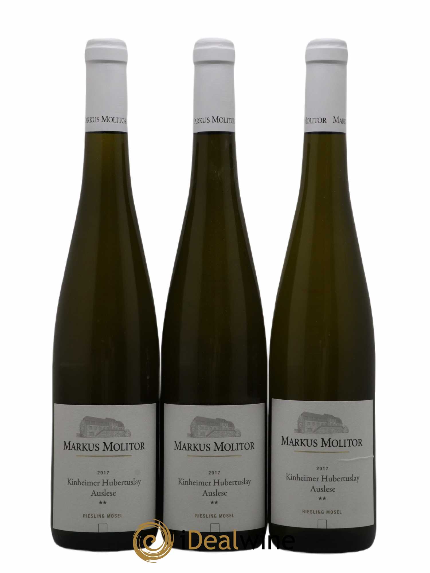 Riesling Markus Molitor Kinheimer Hubertuslay Auslese 2017 - Lot de 3 bouteilles - 0