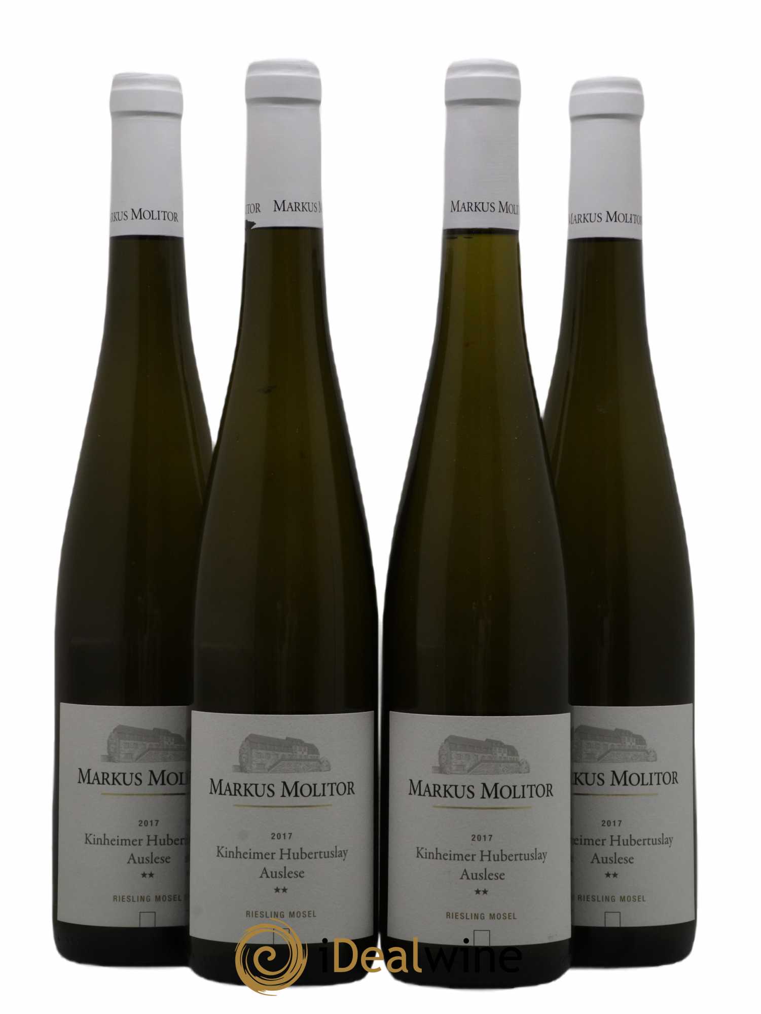 Riesling Markus Molitor Kinheimer Hubertuslay Auslese 2017 - Lot de 4 bouteilles - 0