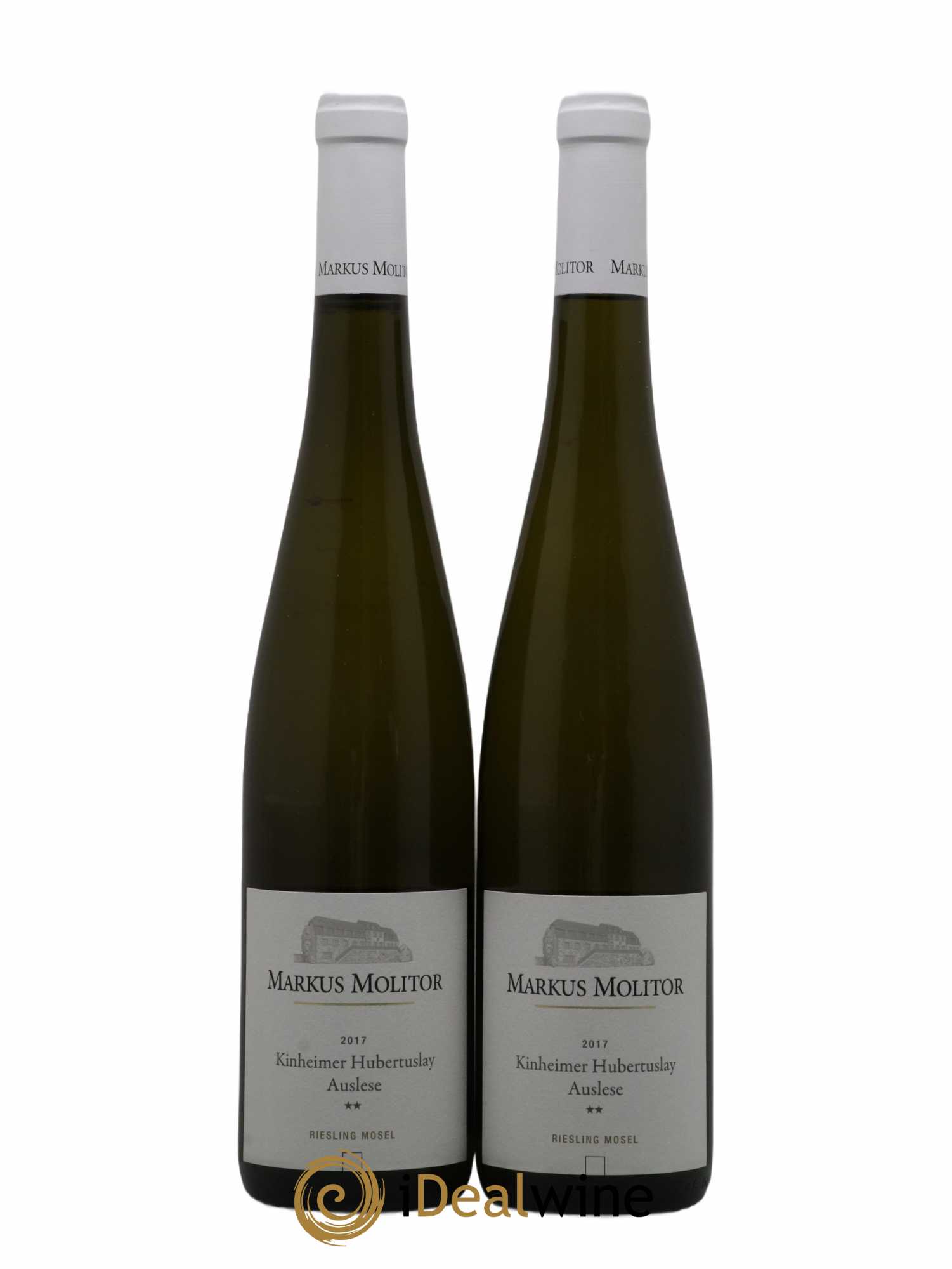 Riesling Markus Molitor Kinheimer Hubertuslay Auslese 2017 - Lot de 2 bouteilles - 0