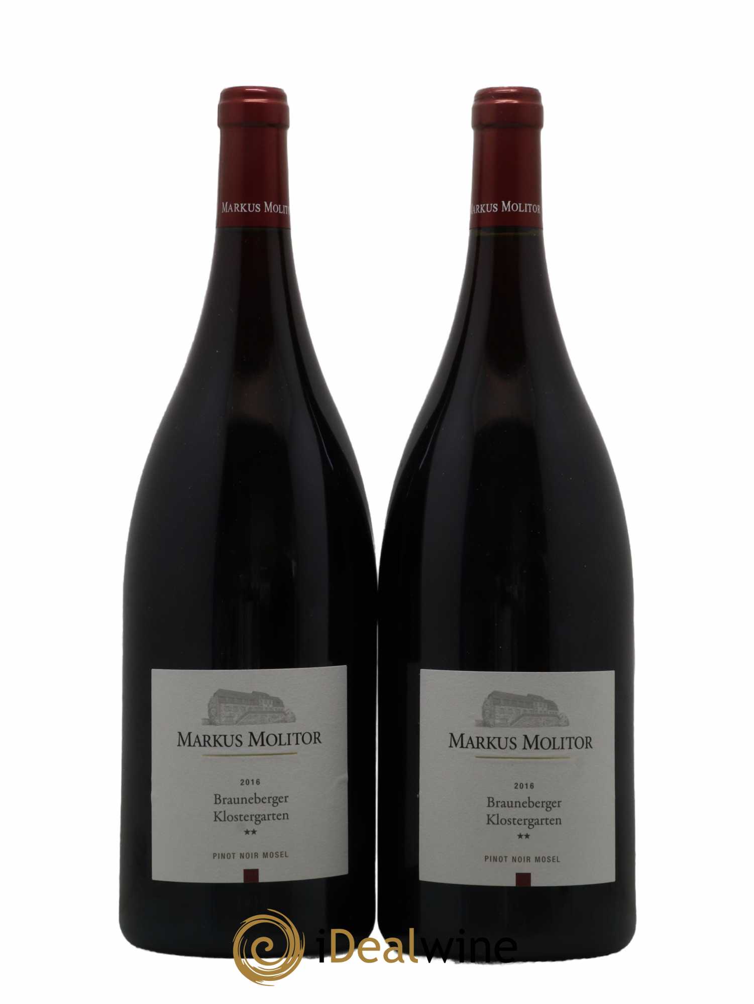 Pinot Noir Markus Molitor Brauneberger Klostergarten °°° 2016 - Lot de 2 magnums - 0