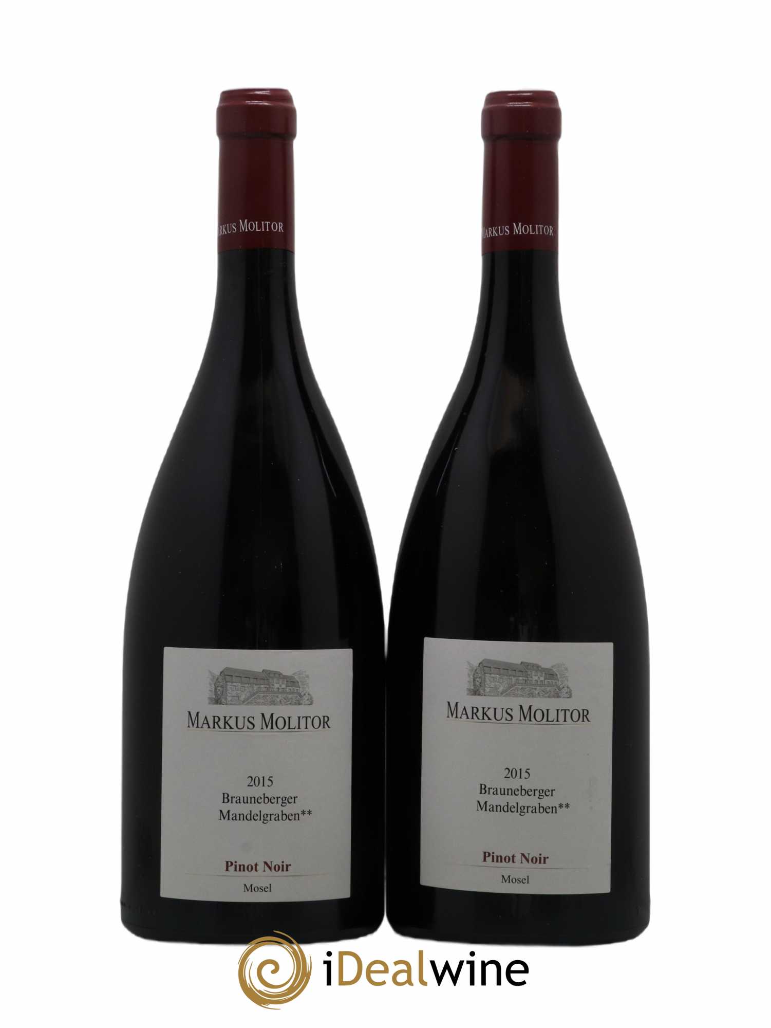 Pinot Noir Markus Molitor Brauneberger Klostergarten °°° 2015 - Lot de 2 magnums - 0