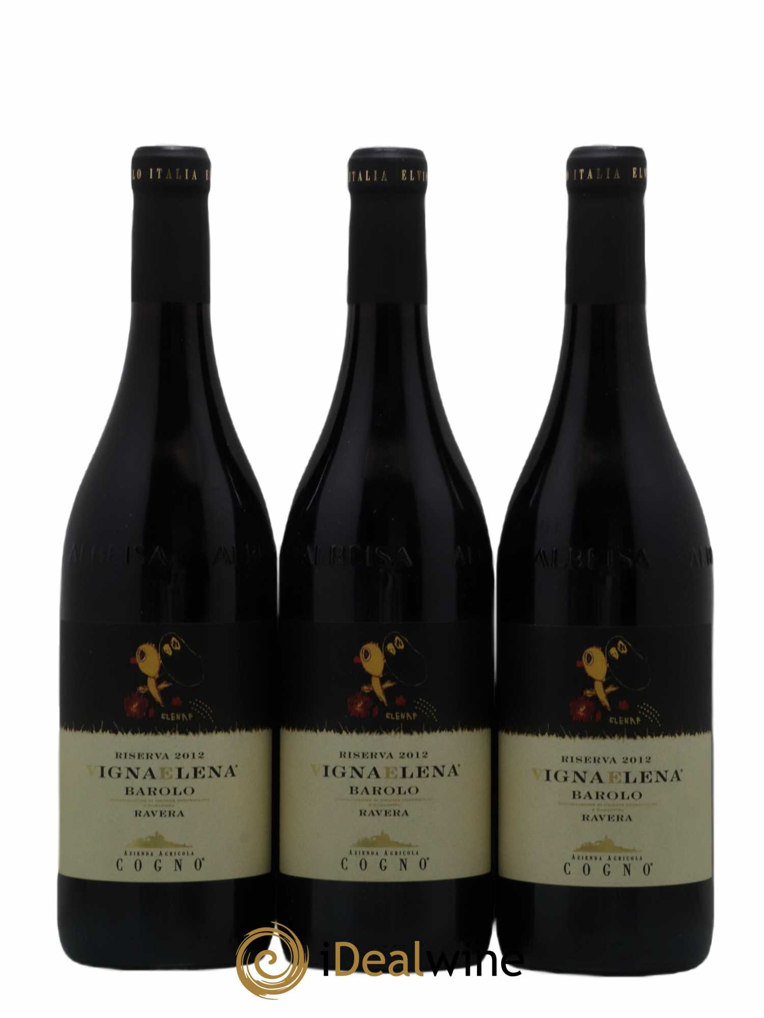 Barolo Vigna Elena Riserva Ravera Elvio Cogno 2012 - Lot of 3 bottles - 0