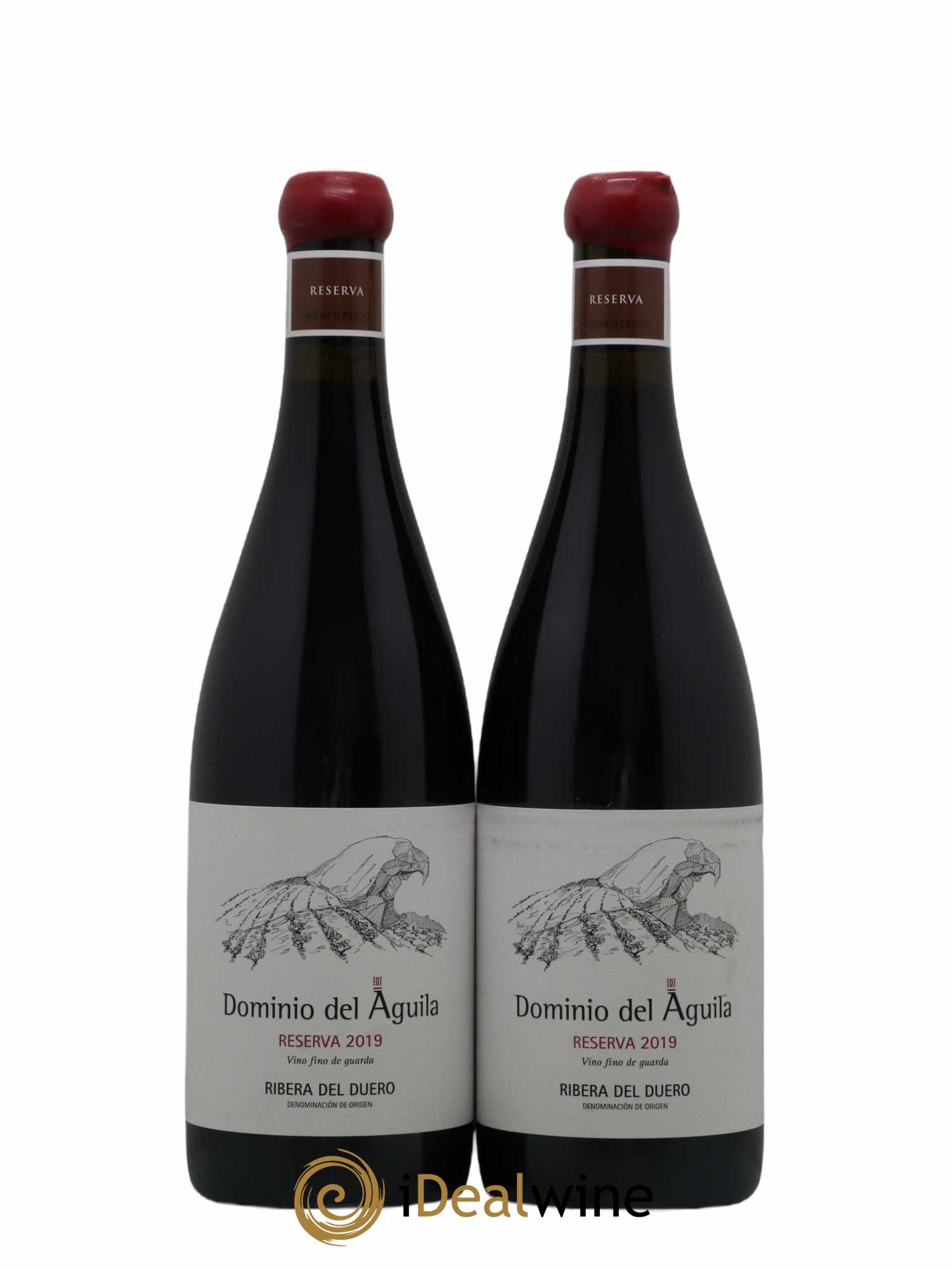 Ribera Del Duero DO Dominio del Aguila Reserva 2019 - Lot de 2 bouteilles - 0