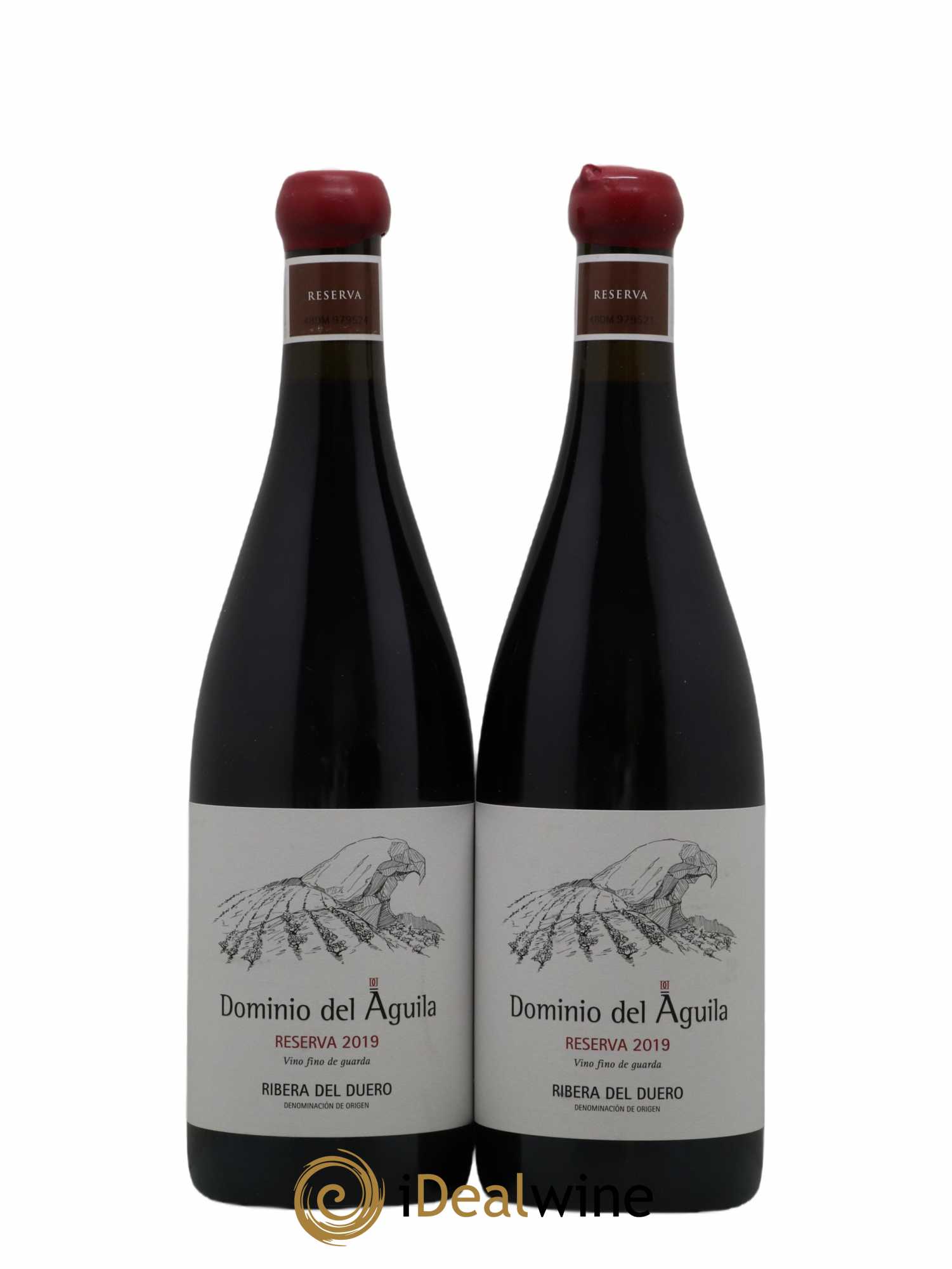 Ribera Del Duero DO Dominio del Aguila Reserva 2019 - Lot de 2 bouteilles - 0