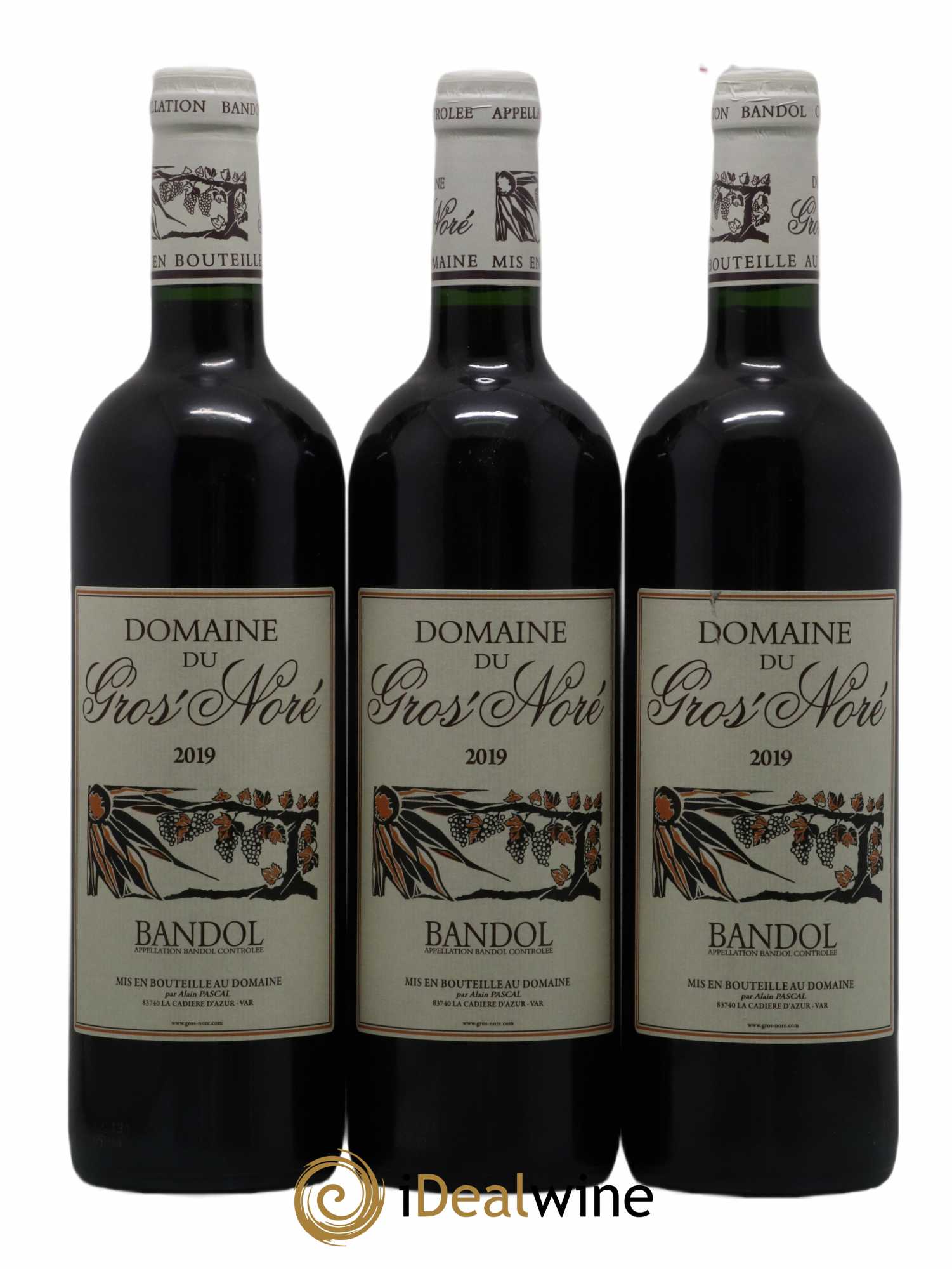 Bandol Gros Noré (Domaine du) Alain Pascal 2019 - Lot de 3 bouteilles - 0
