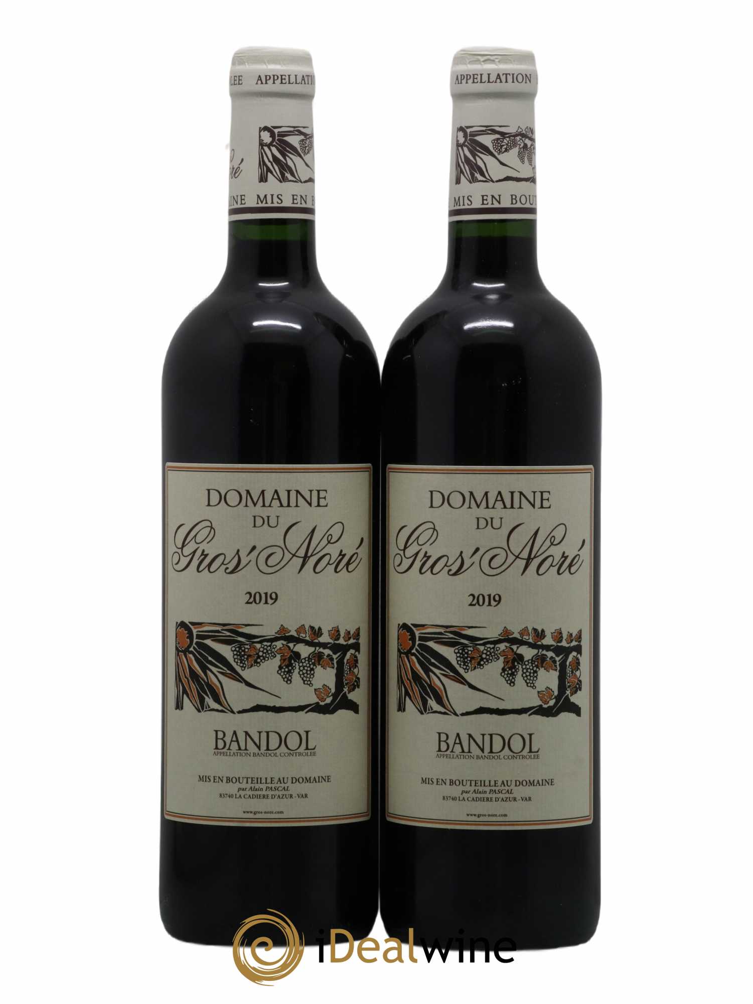 Bandol Gros Noré (Domaine du) Alain Pascal 2019 - Lot de 2 bouteilles - 0