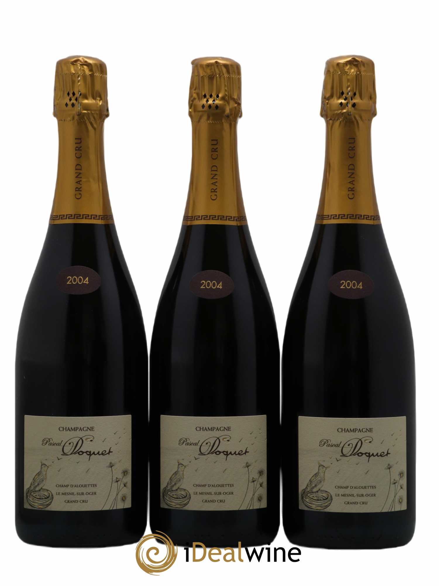 Champagne 2004 - Posten von 3 Flaschen - 0