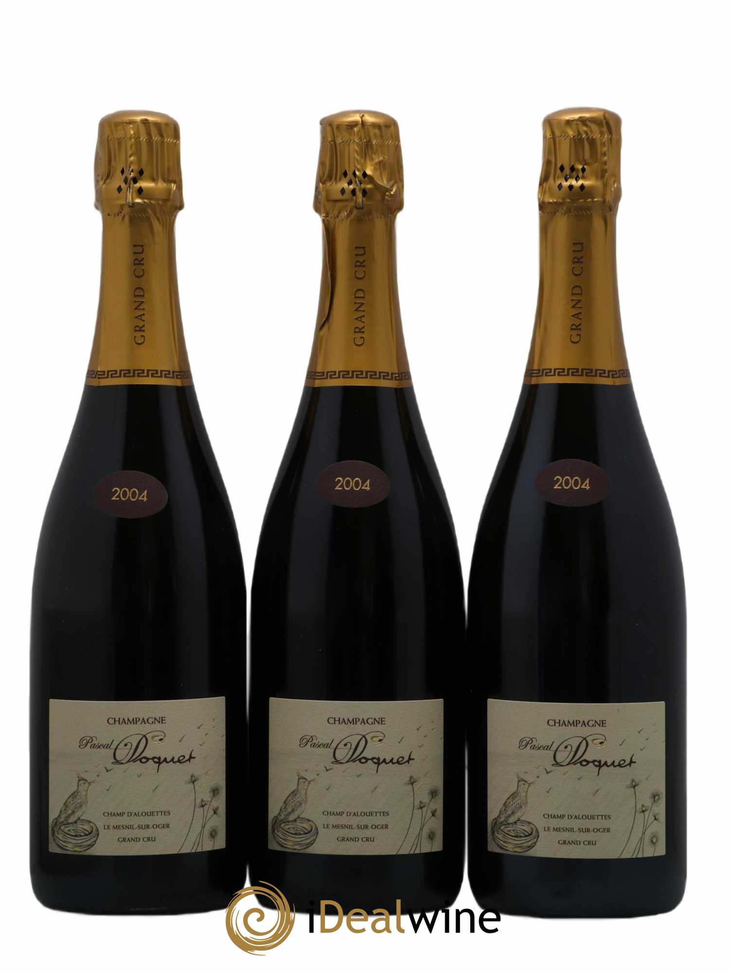 Champagne 2004 - Posten von 3 Flaschen - 0