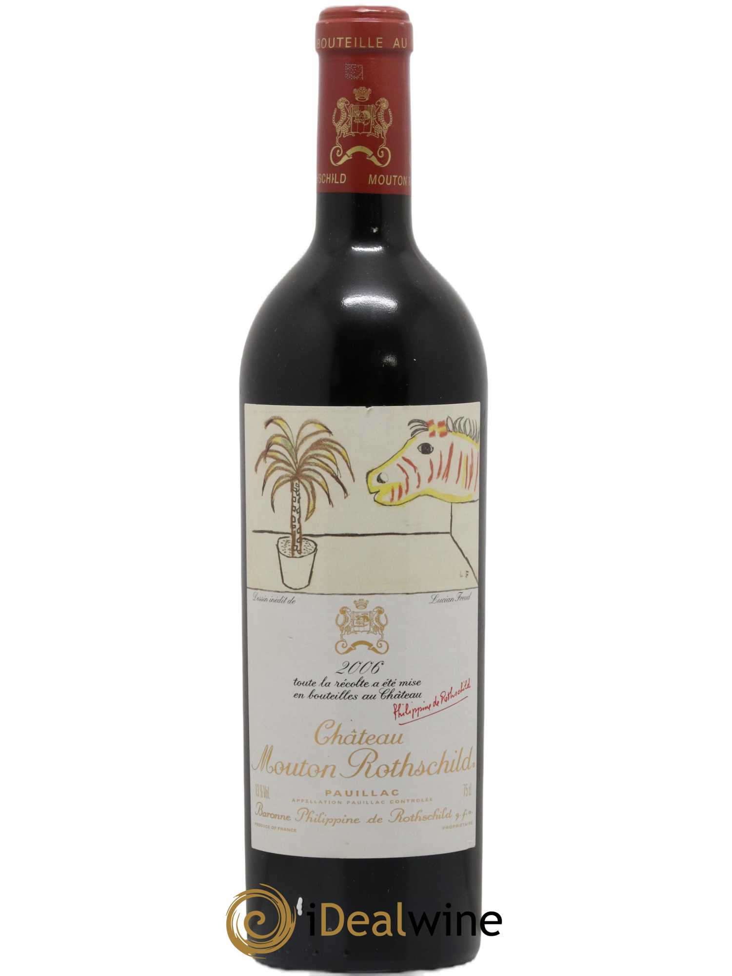 Château Mouton Rothschild 1er Grand Cru Classé 2006 - Lot de 1 bouteille - 0