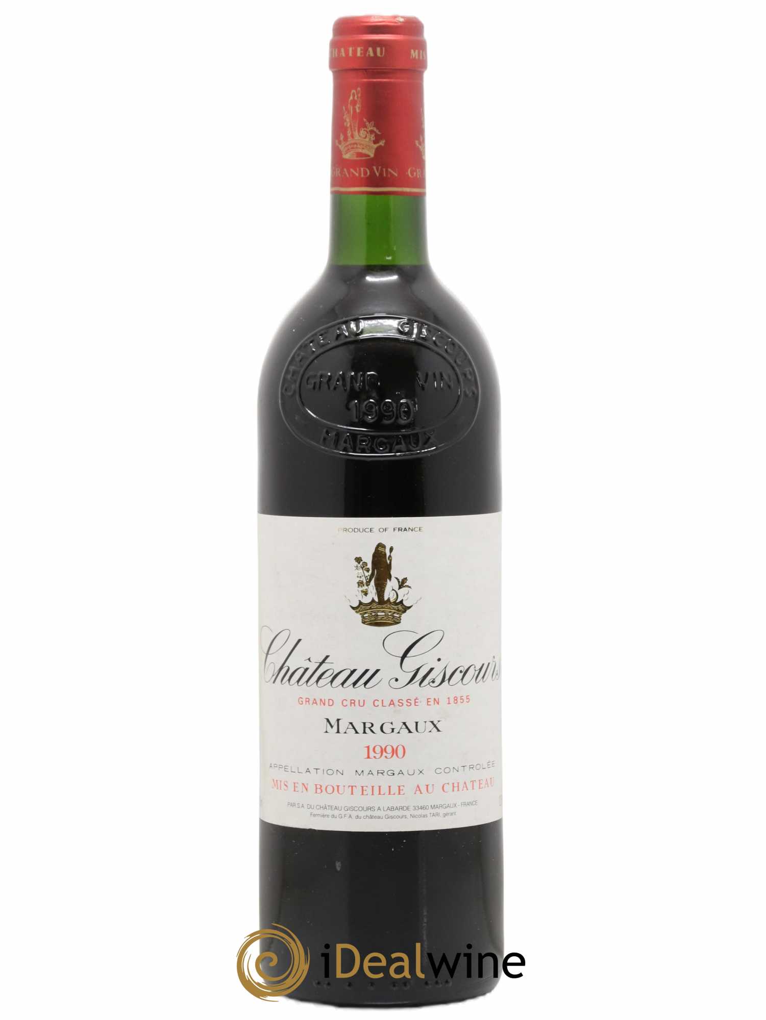 Château Giscours 3ème Grand Cru Classé 1990 - Lot de 1 bouteille - 0
