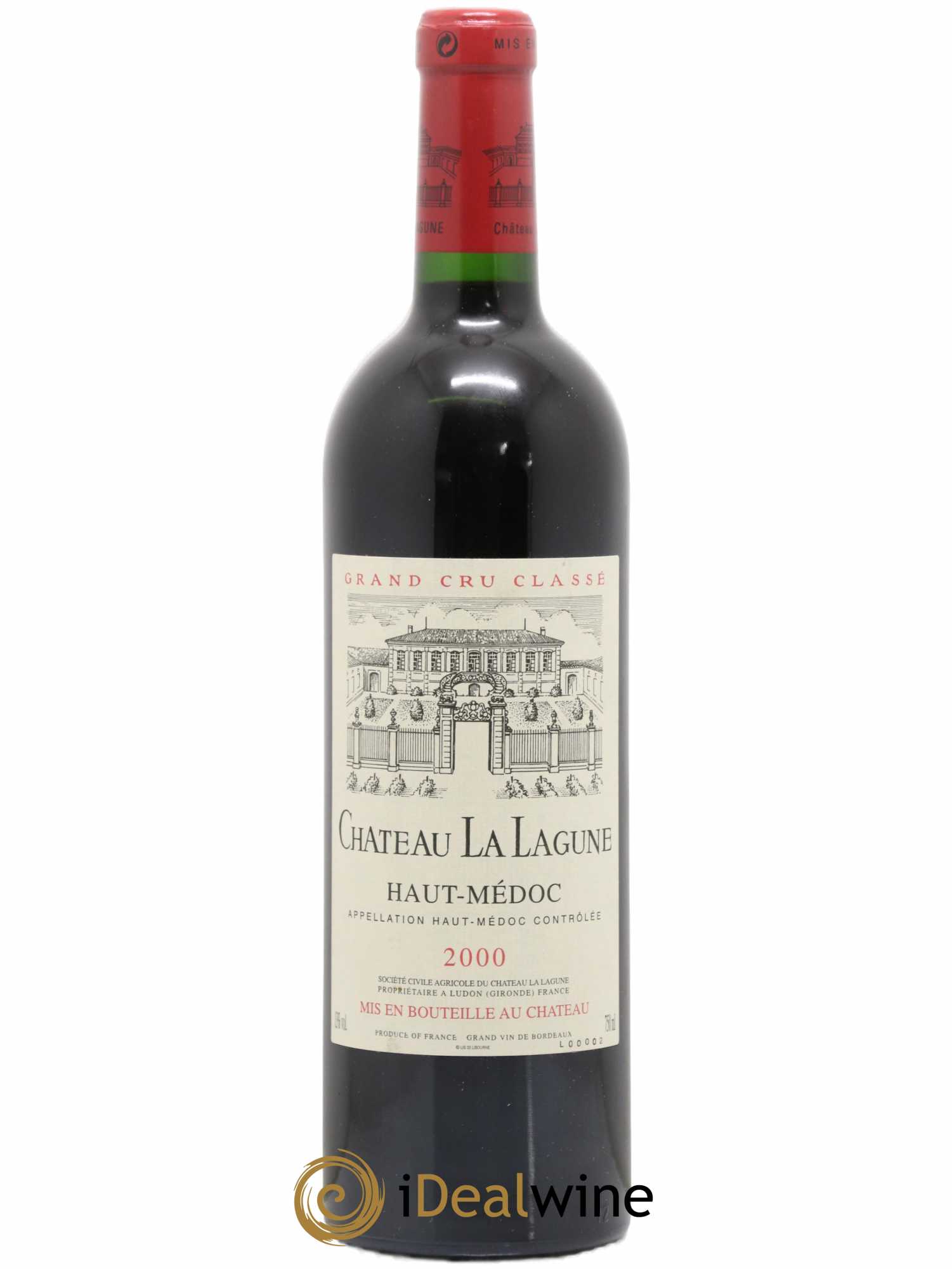 Château la Lagune 3ème Grand Cru Classé 2000 - Lot de 1 bouteille - 0